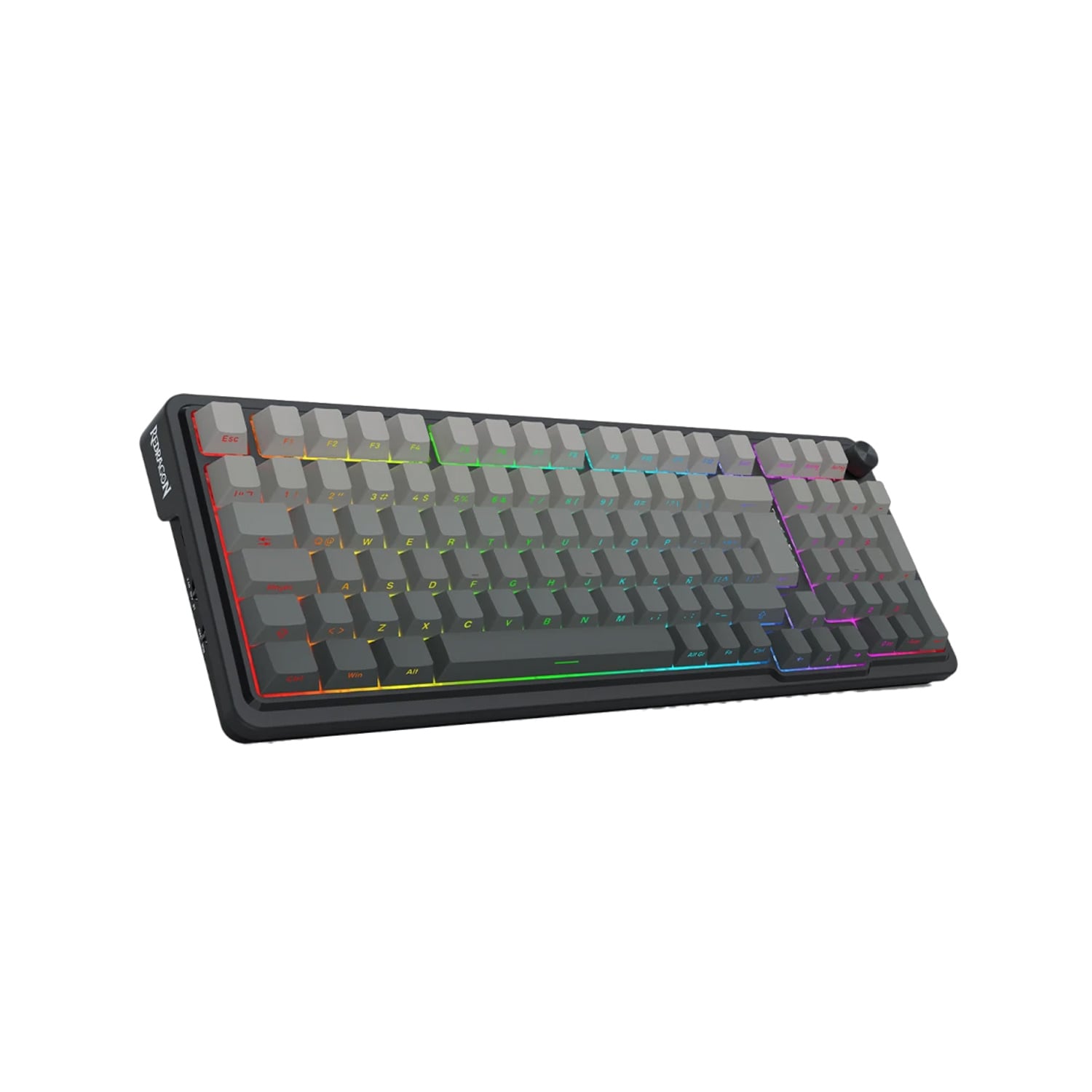 TECLADO GAMER REDRAGON EISA MAX K686SP-RGB-MAX ESPAÑOL TRI-MODO NEGRO - 2