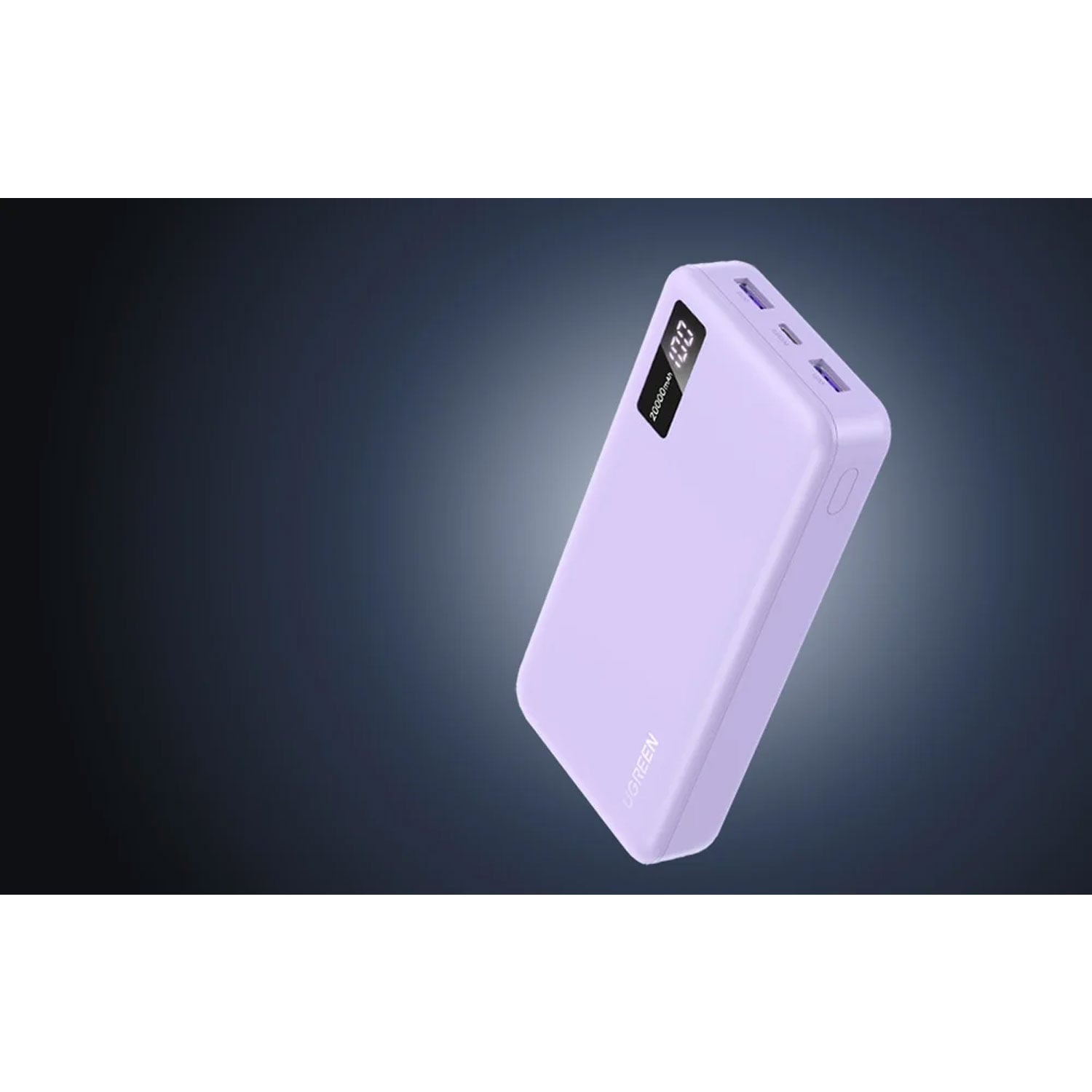 POWER BANK UGREEN CARGA RAPIDA 20000 MAH 20W MORADO PB312-65590B - 4