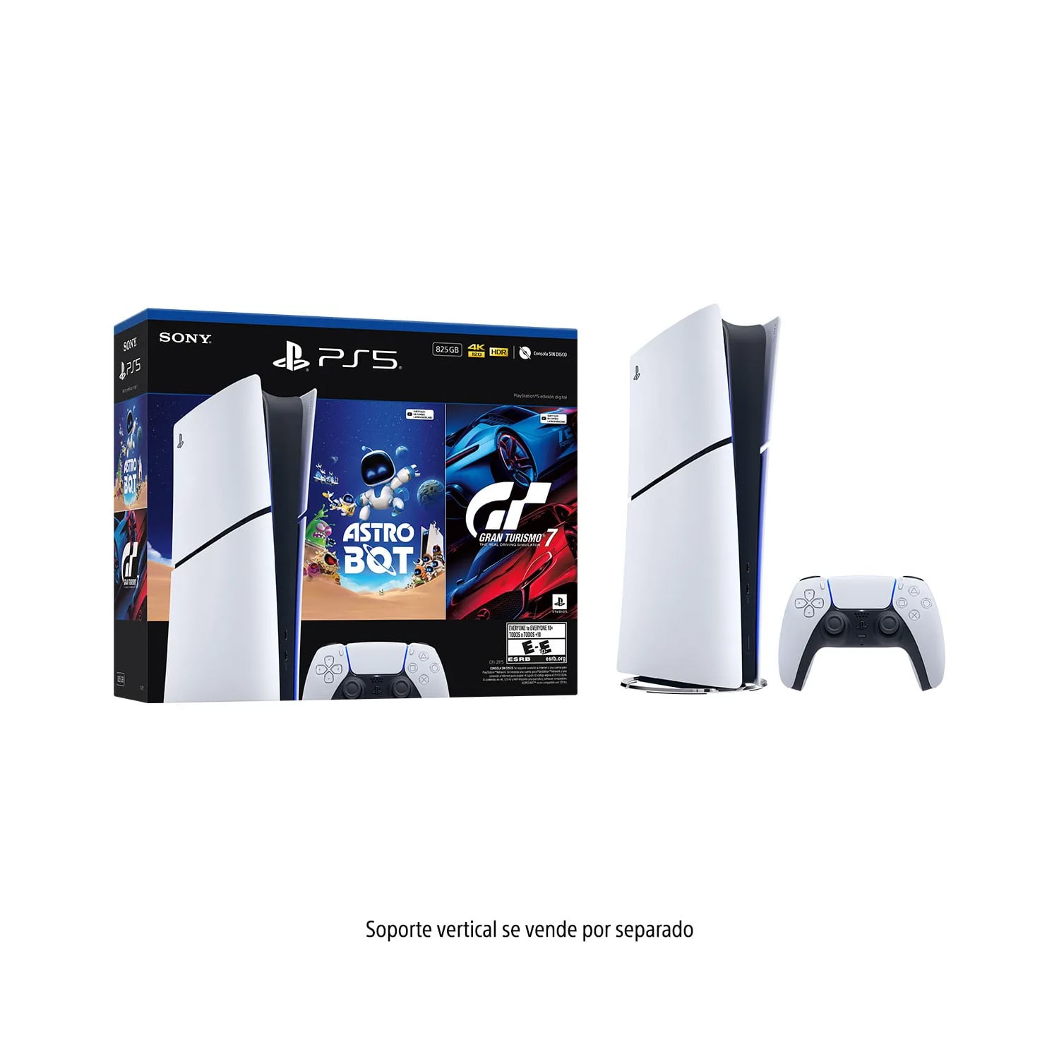 CONSOLA PLAYSTATION 5 SLIM DIGITAL BUNDLE ASTRO BOT Y GRAN TURISMO 7 - 2