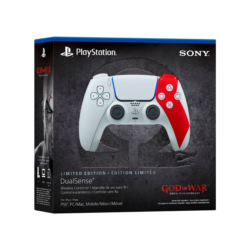 MANDO INALÁMBRICO DUALSENSE GOD OF WAR 20TH ANNIVERSARY LIMITED EDITION - 6