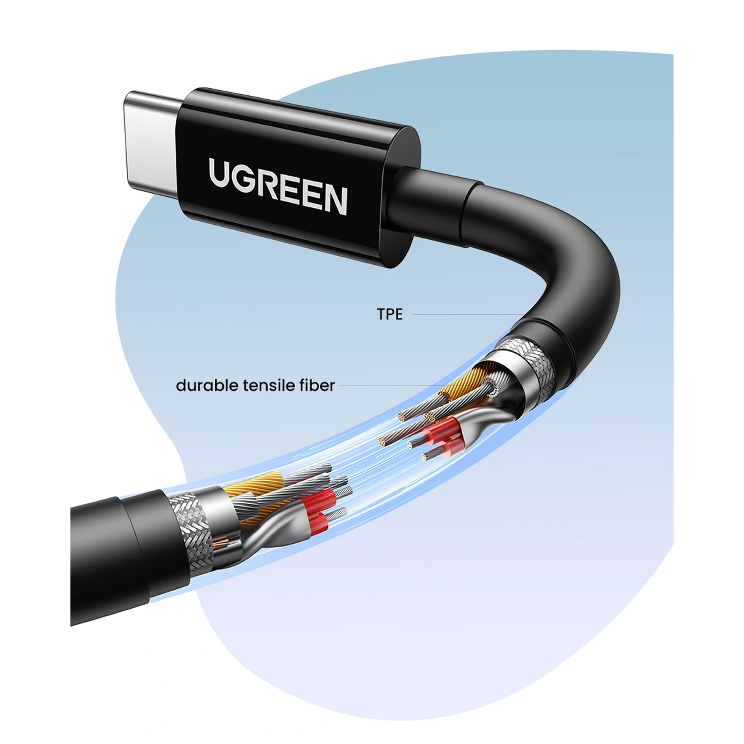 AUDIFONOS UGREEN CON CONECTOR USB-C EP106 35756 NEGRO - 4