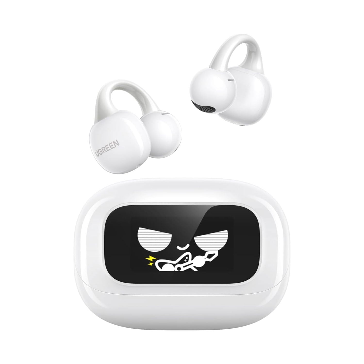 AUDIFONOS UGREEN CLIPBUDS MAGIC TRUE WIRELESS BLUETOOTH WHITE WS208 55136 - 1