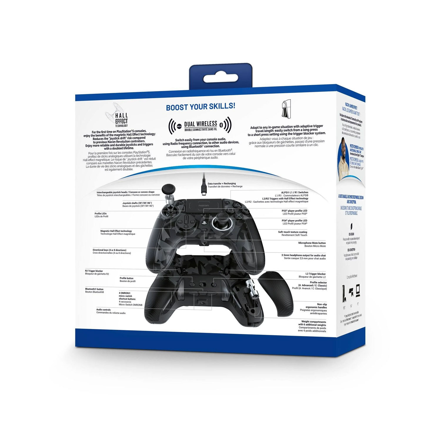 MANDO NACON REVOLUTION 5 PRO WIRELESS GREY CAMUFLADO - 5