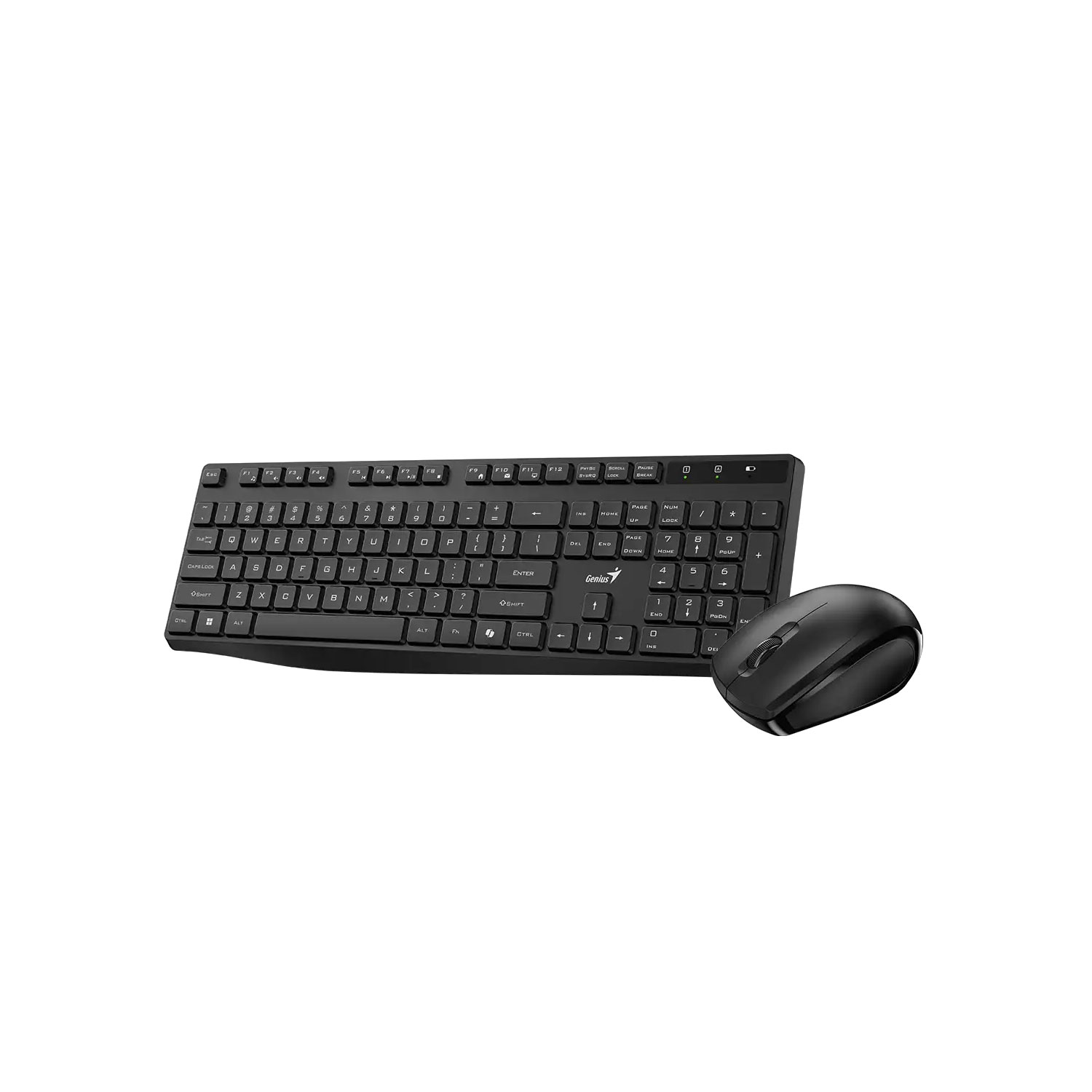 KIT TECLADO + MOUSE GENIUS KM-8206S WIRELESS 2.4HZ AI COPILOT SP NEGRO - 2