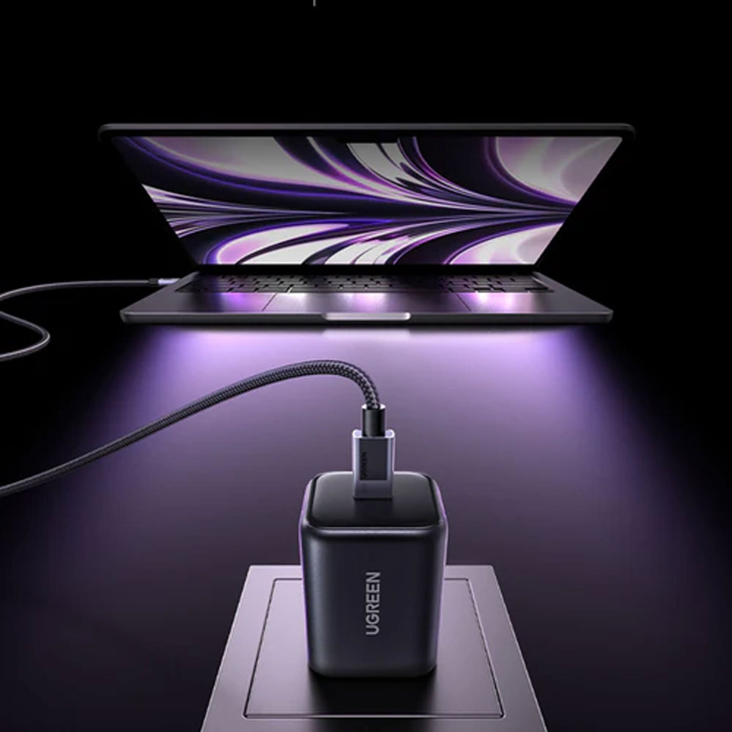 CARGADOR UGREEN CARGA RAPIDA 45W USB-C GAN US X524 65050B NEGRO - 3