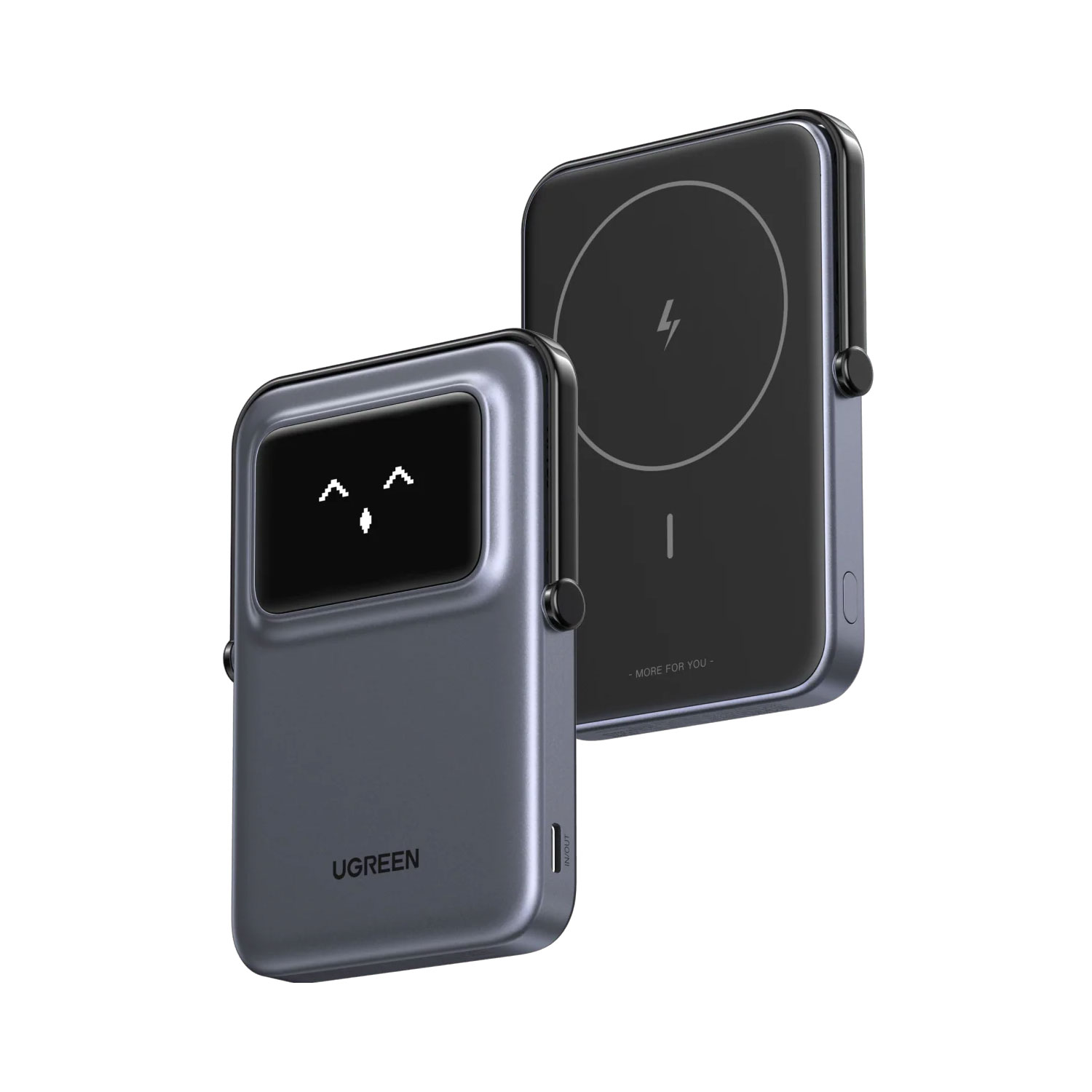 POWER BANK UGREEN INALAMBRICO UNO 10000 MAH MAGNETICO PB572 45327 GRIS - 1