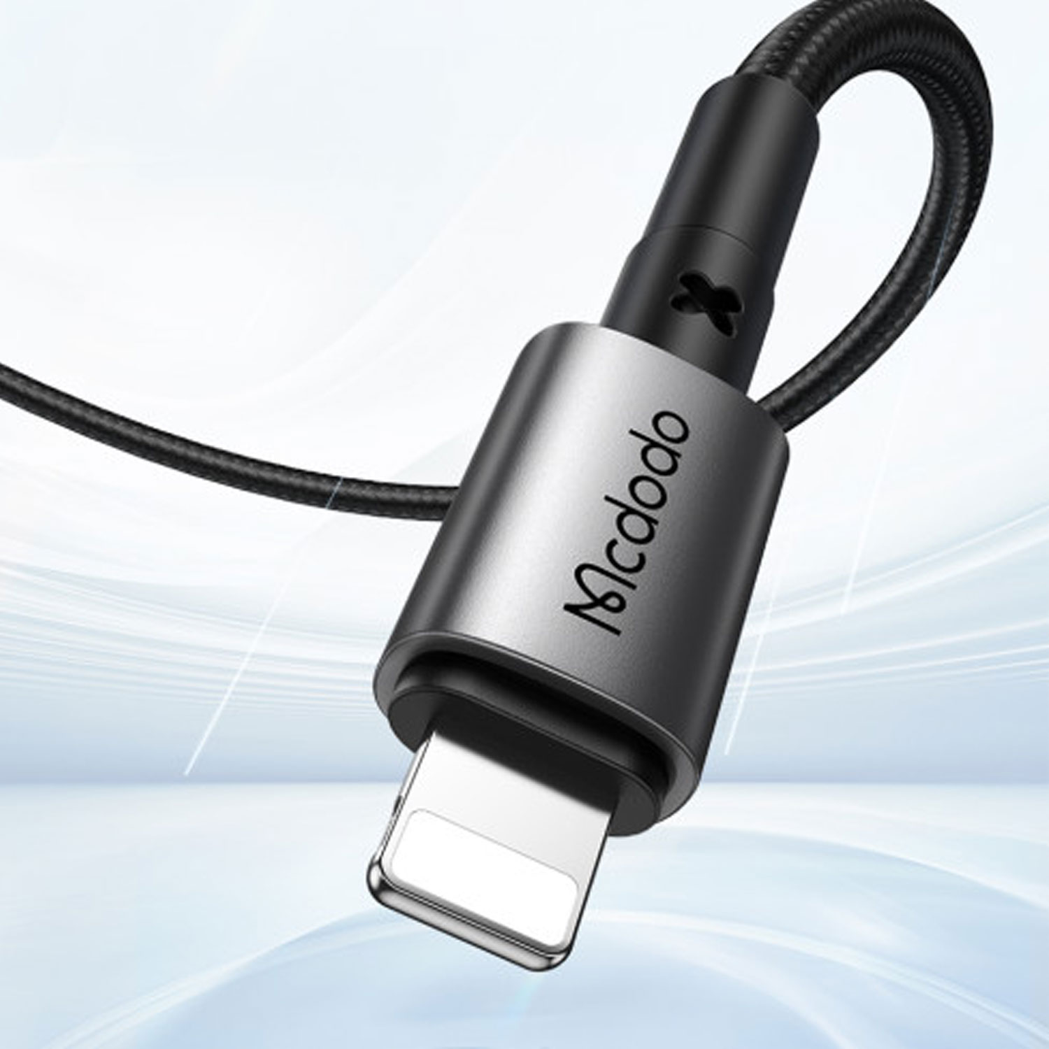 CABLE DE DATOS MCDODO CA-358-3581-NCB0 3A LIGHTNING USB-A 1.8M 5.9FT BLACK - 6