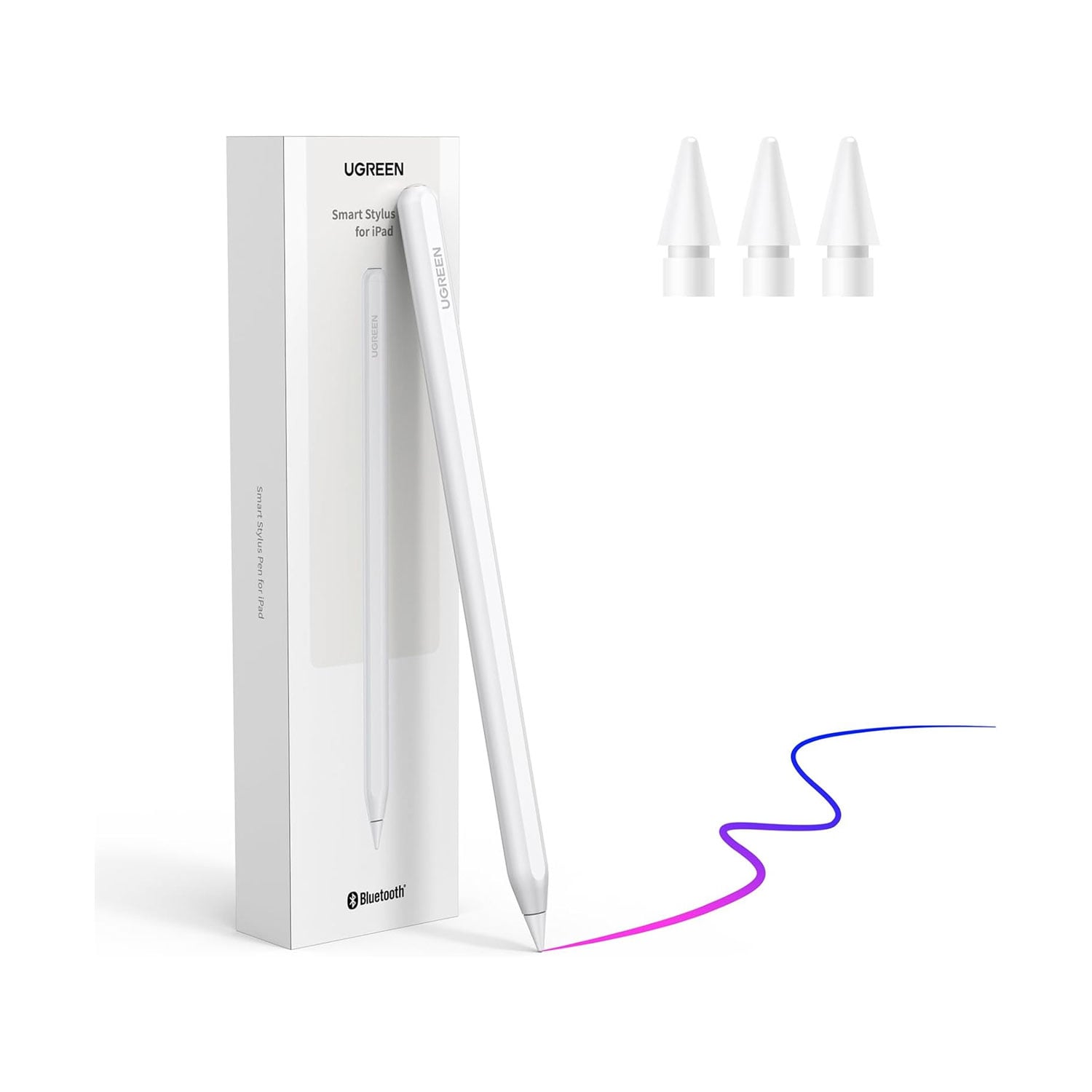 LAPIZ TACTIL UGREEN SMART STYLUS PARA IPAD LP653 15910 - 1