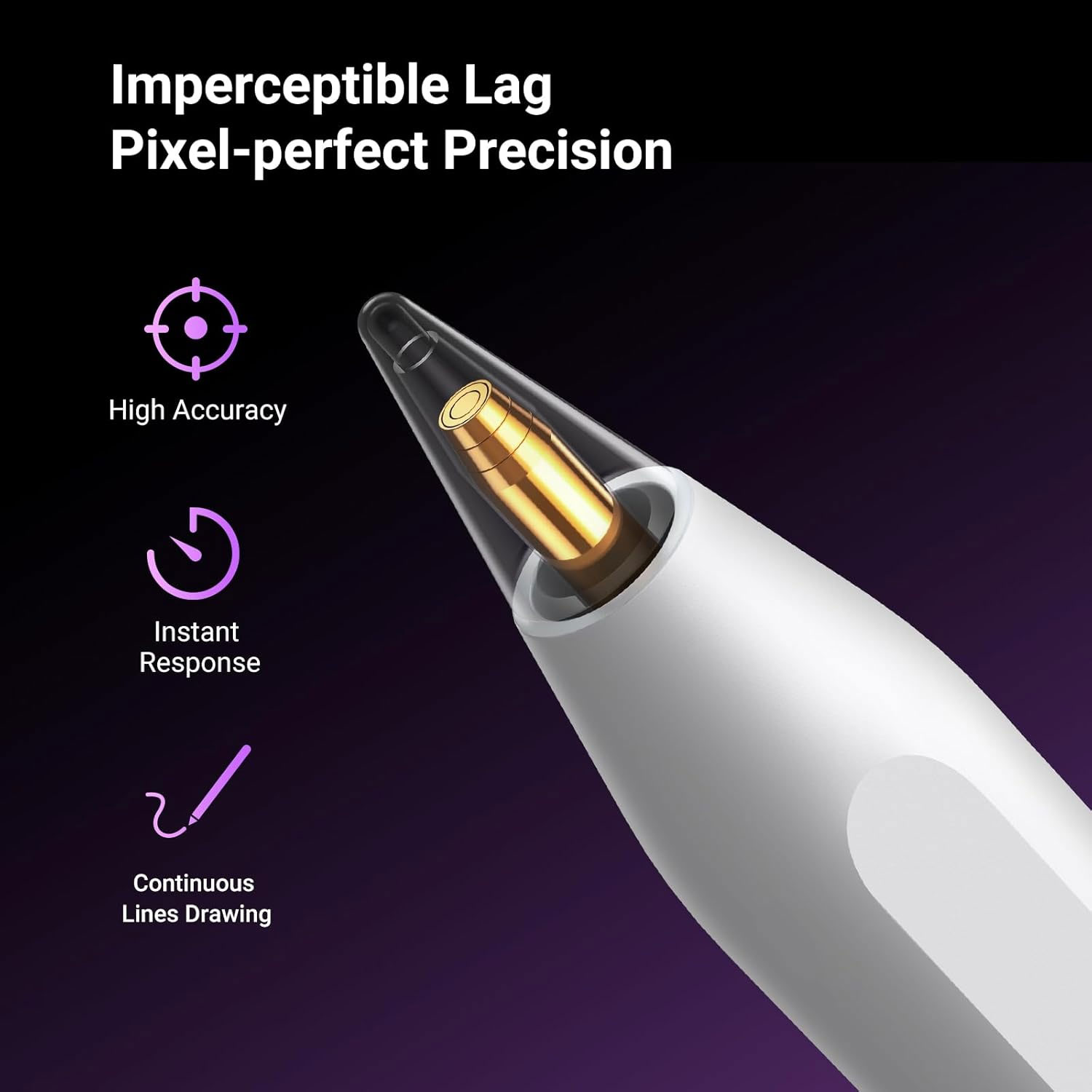 LAPIZ TACTIL UGREEN SMART STYLUS PARA IPAD LP653 15910 - 4