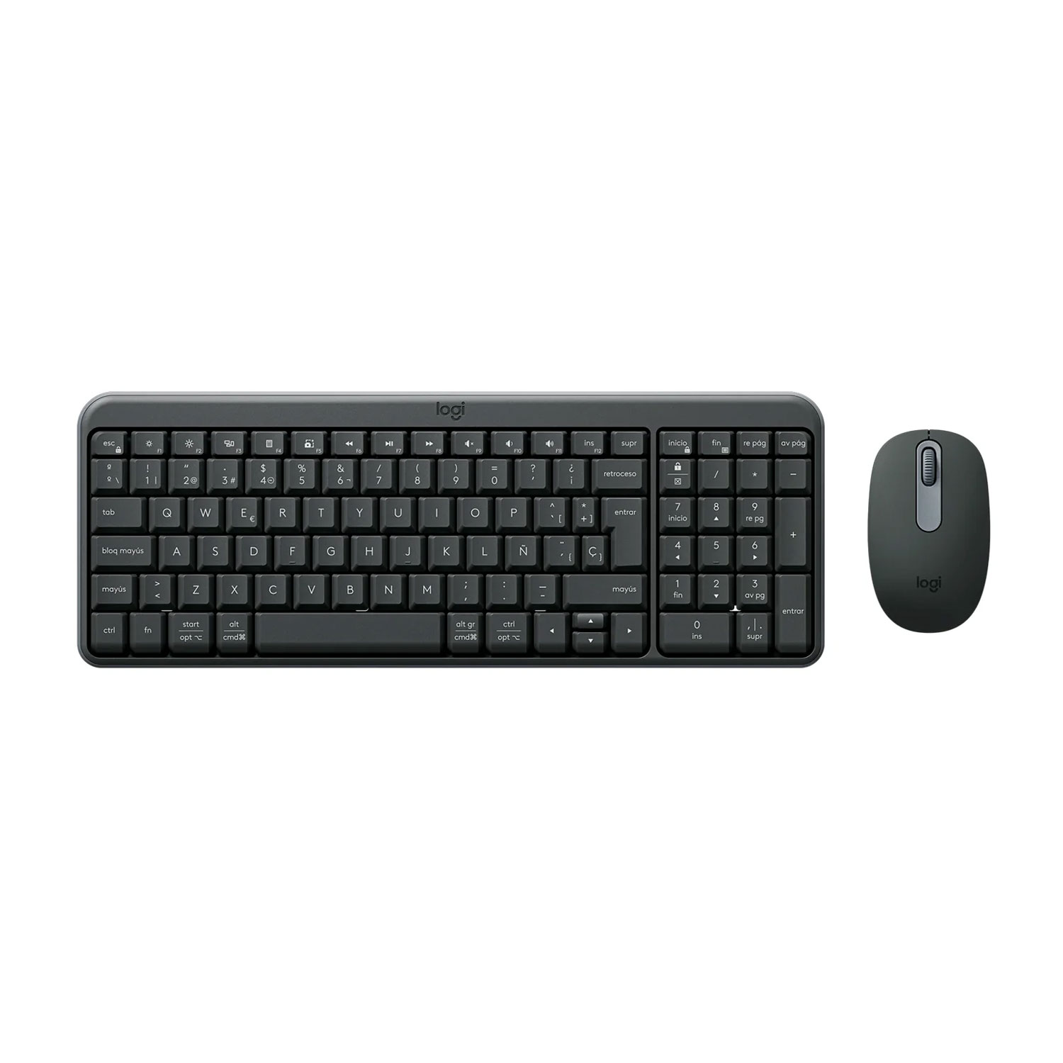 TECLADO + MOUSE LOGITECH MK250 SP BLUETOOTH NEGRO - 1