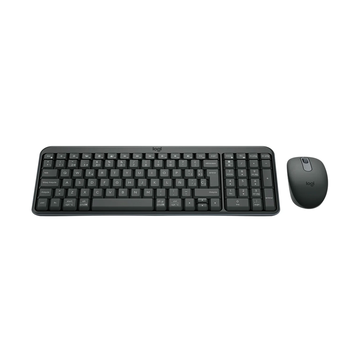 TECLADO + MOUSE LOGITECH MK250 SP BLUETOOTH NEGRO - 2