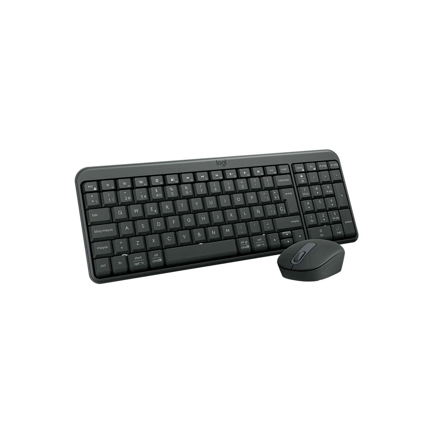 TECLADO + MOUSE LOGITECH MK250 SP BLUETOOTH NEGRO - 4