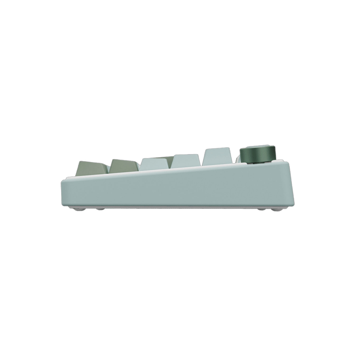 TECLADO MECÁNICO GAMER ROYAL KLUDGE RK R75 CABLEADO SP SKYCYAN-K SILVER SWITCH - 5