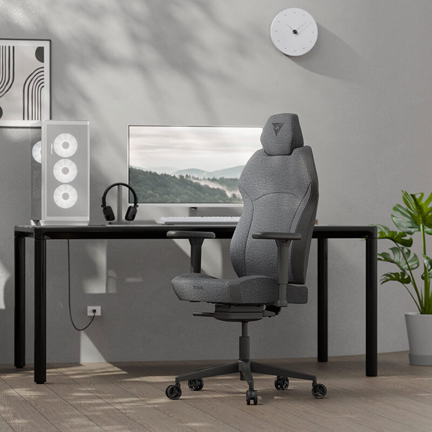 SILLA GAMER THUNDERX3 SOLO 360 LOFT AIR DARK GREY - 4