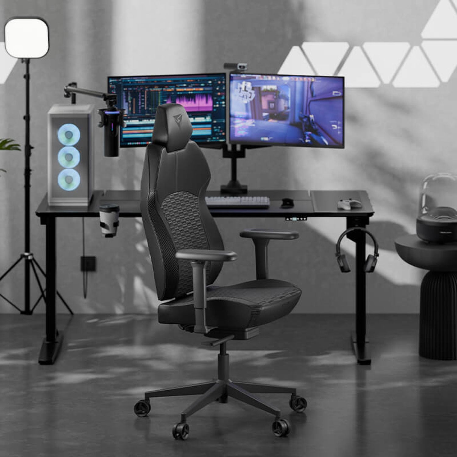 SILLA GAMER THUNDERX3 SOLO 360 RACER BLACK - 5
