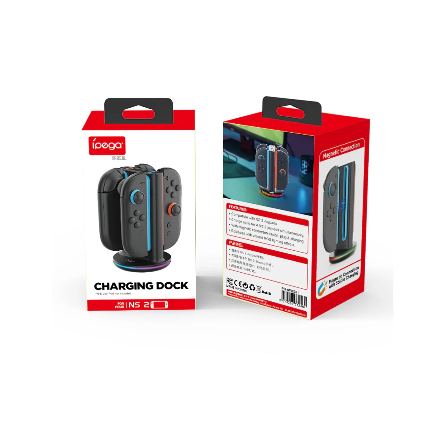 BASE DE CARGA IPEGA PARA JOY-CON NINTENDO SWITCH - 6