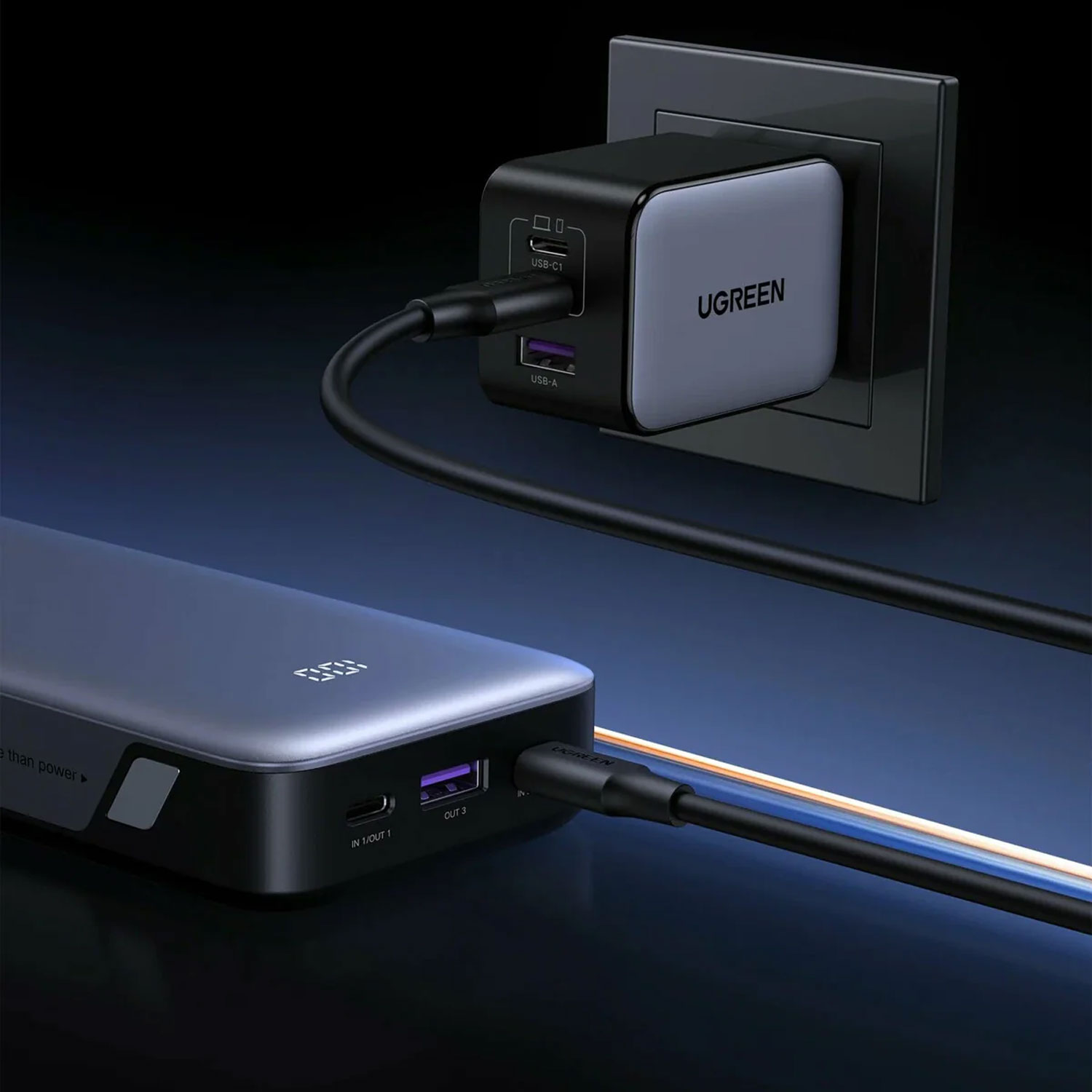 POWER BANK UGREEN 30W 10000 MAH CARGA RÁPIDA 55994B - 6