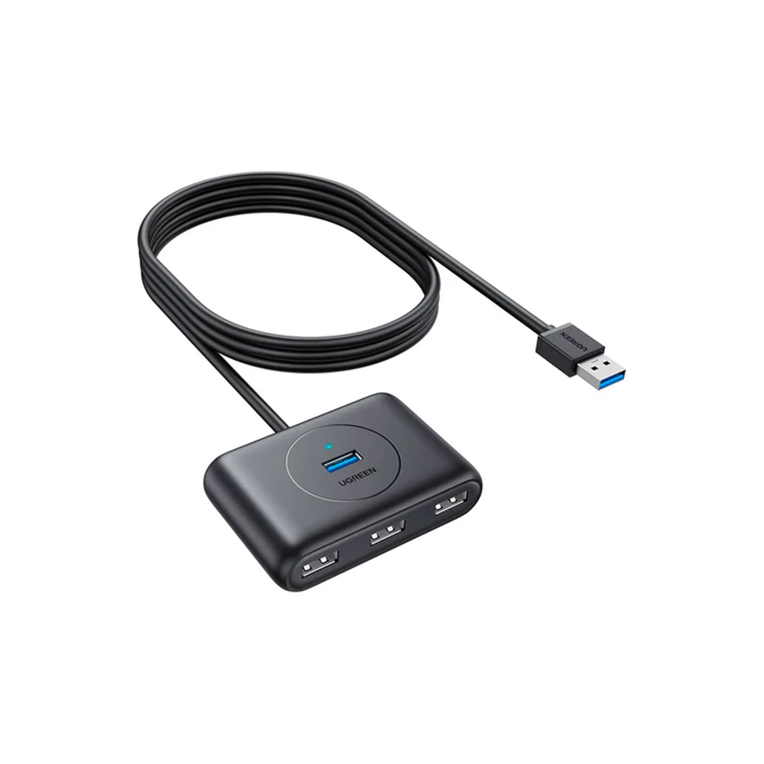 Hub Ugreen USB 3.0 a USB 4 Puertos con Adaptador Tipo C 40850 - 1