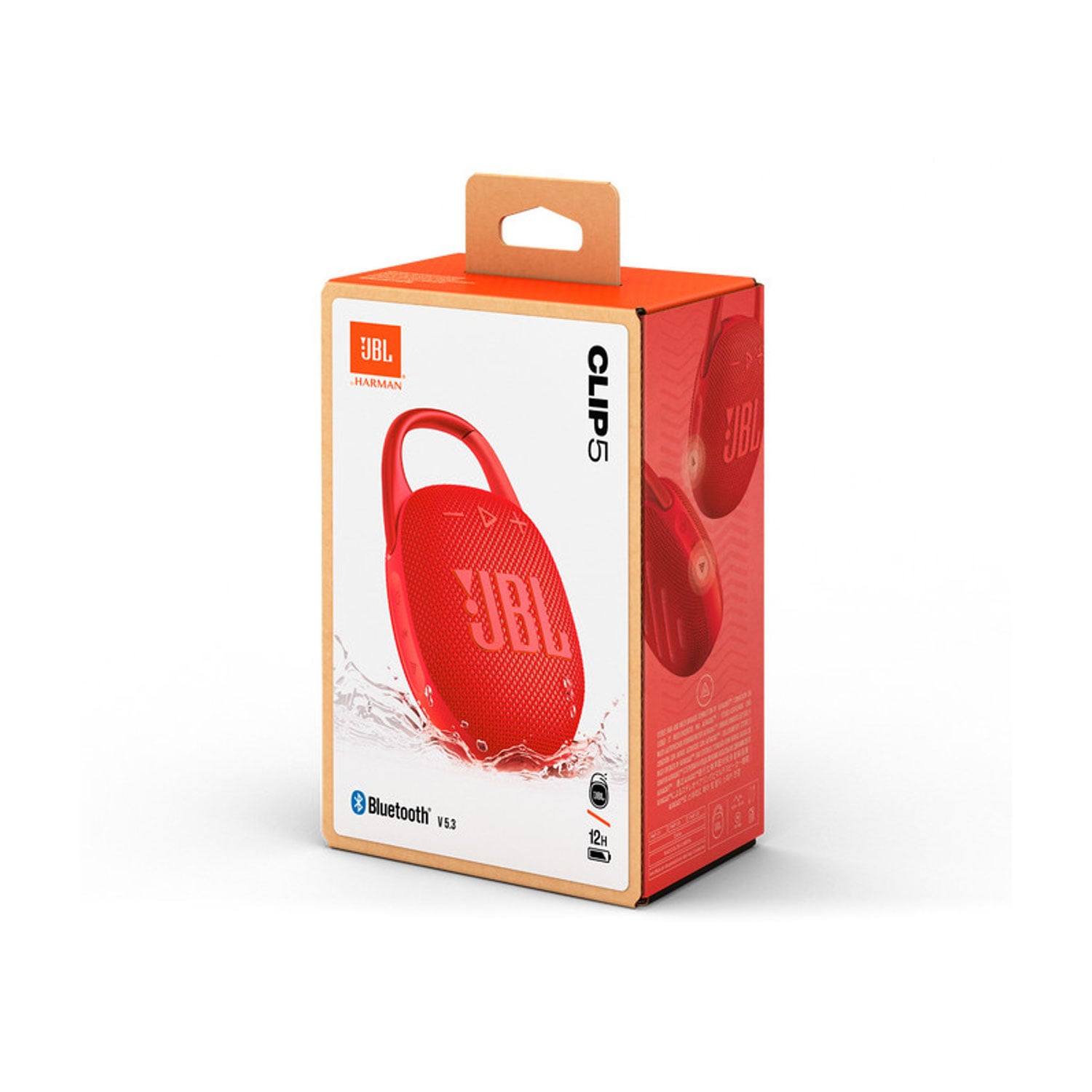 PARLANTE JBL CLIP 5 BLUETOOTH 5.3 ROJO - 5
