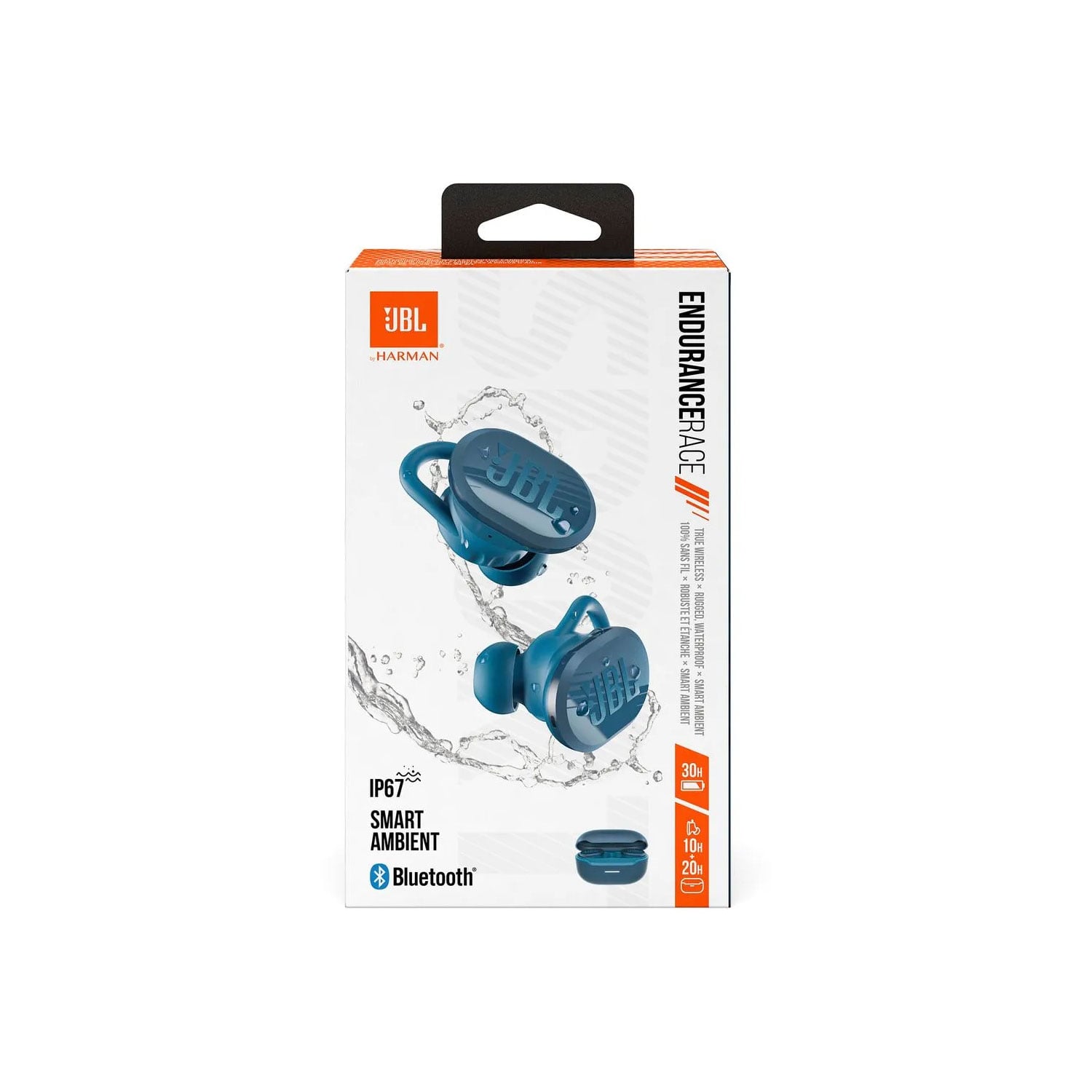 AUDÍFONOS JBL ENDURANCE RACE TRUE WIRELESS IP67 AZUL - 5