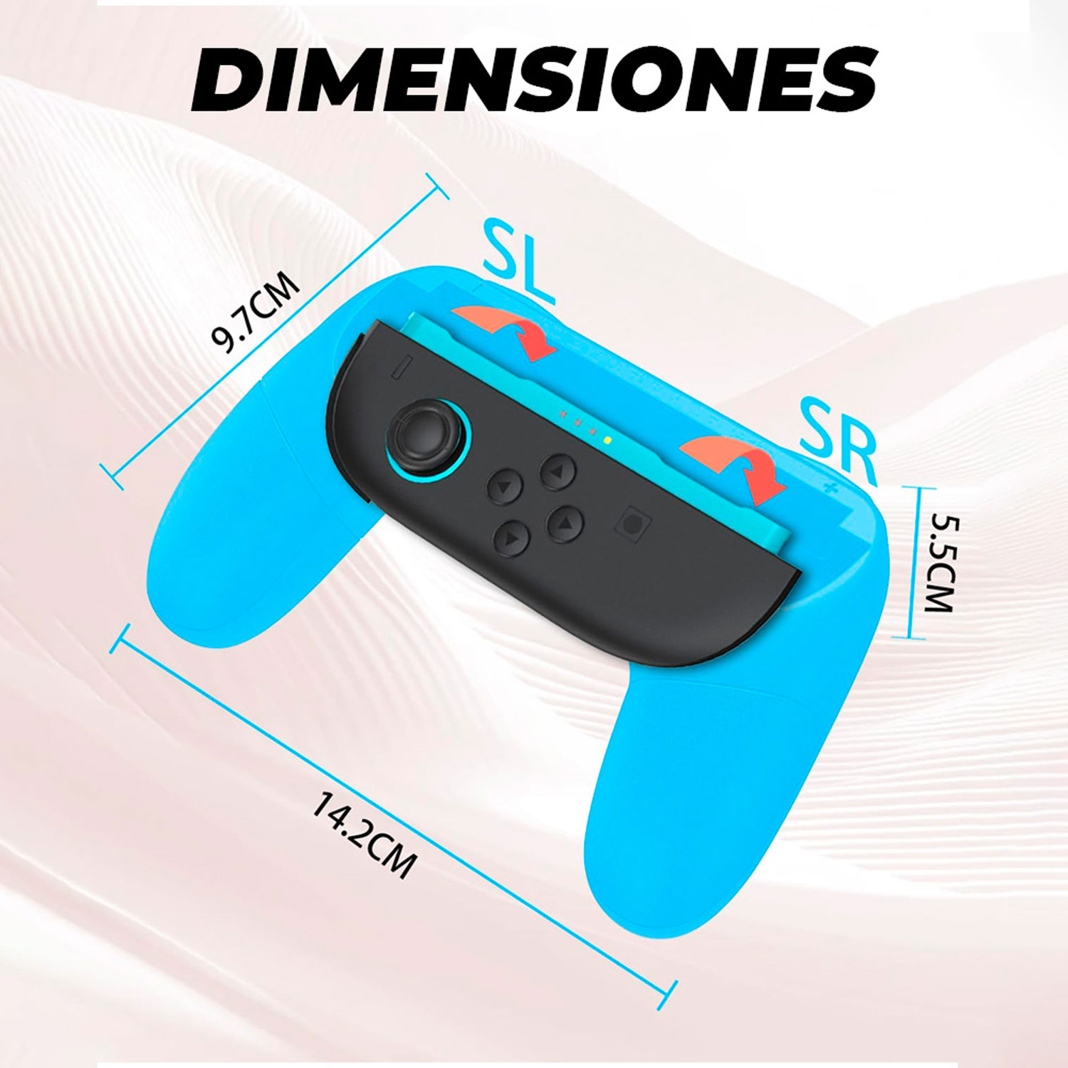 GRIP KJH KJH-NS2-009 PARA JOY-CON NINTENDO SWITCH 2 NEON - 2