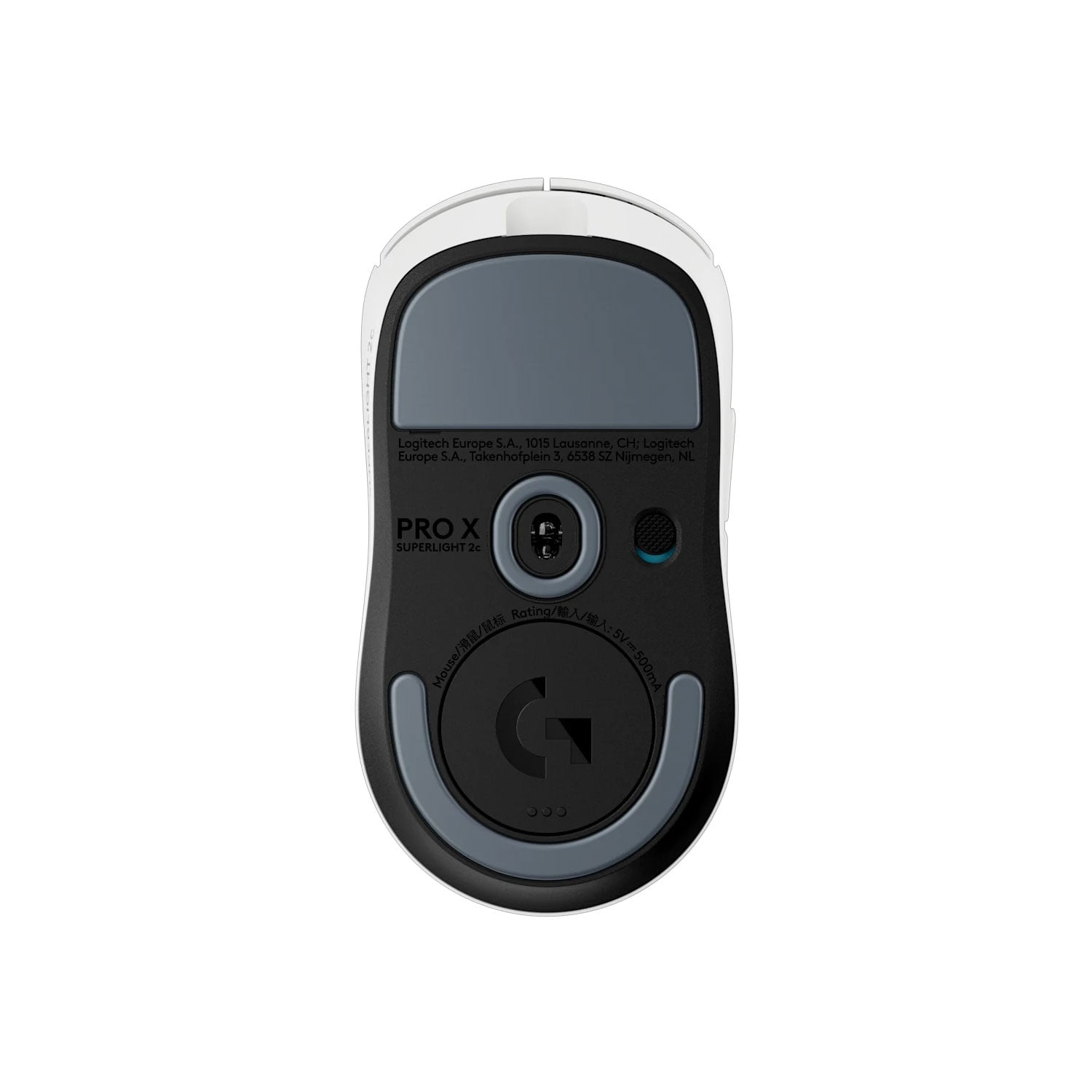 MOUSE GAMER LOGITECH G PRO X SUPERLIGHT 2C 44K DPI / WIRELESS LIGHTSPEE / LIGHTFORCE HERO 2 WHITE - 5