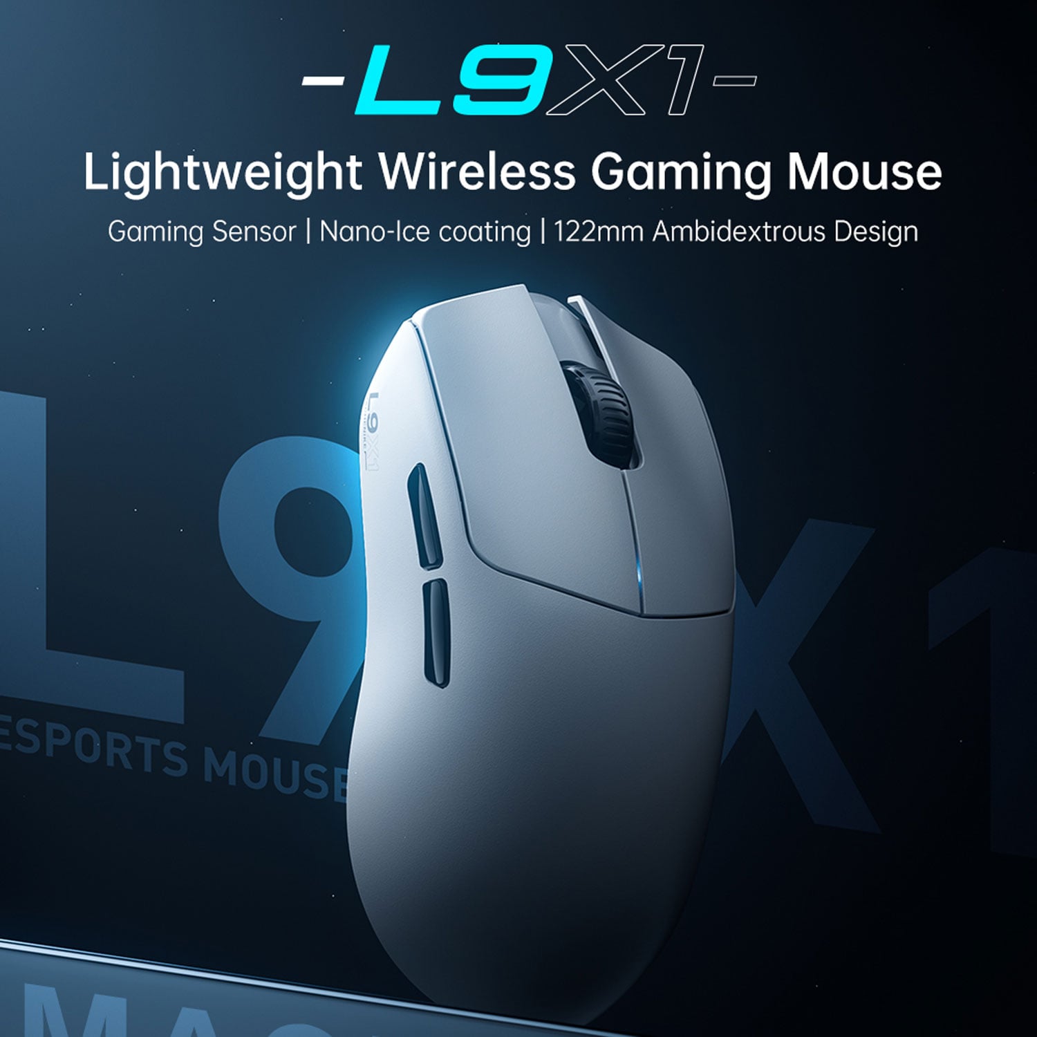 MOUSE GAMER MACHENIKE L9X1 WIRELESS BLUETOOTH 26K DPI BLANCO - 5