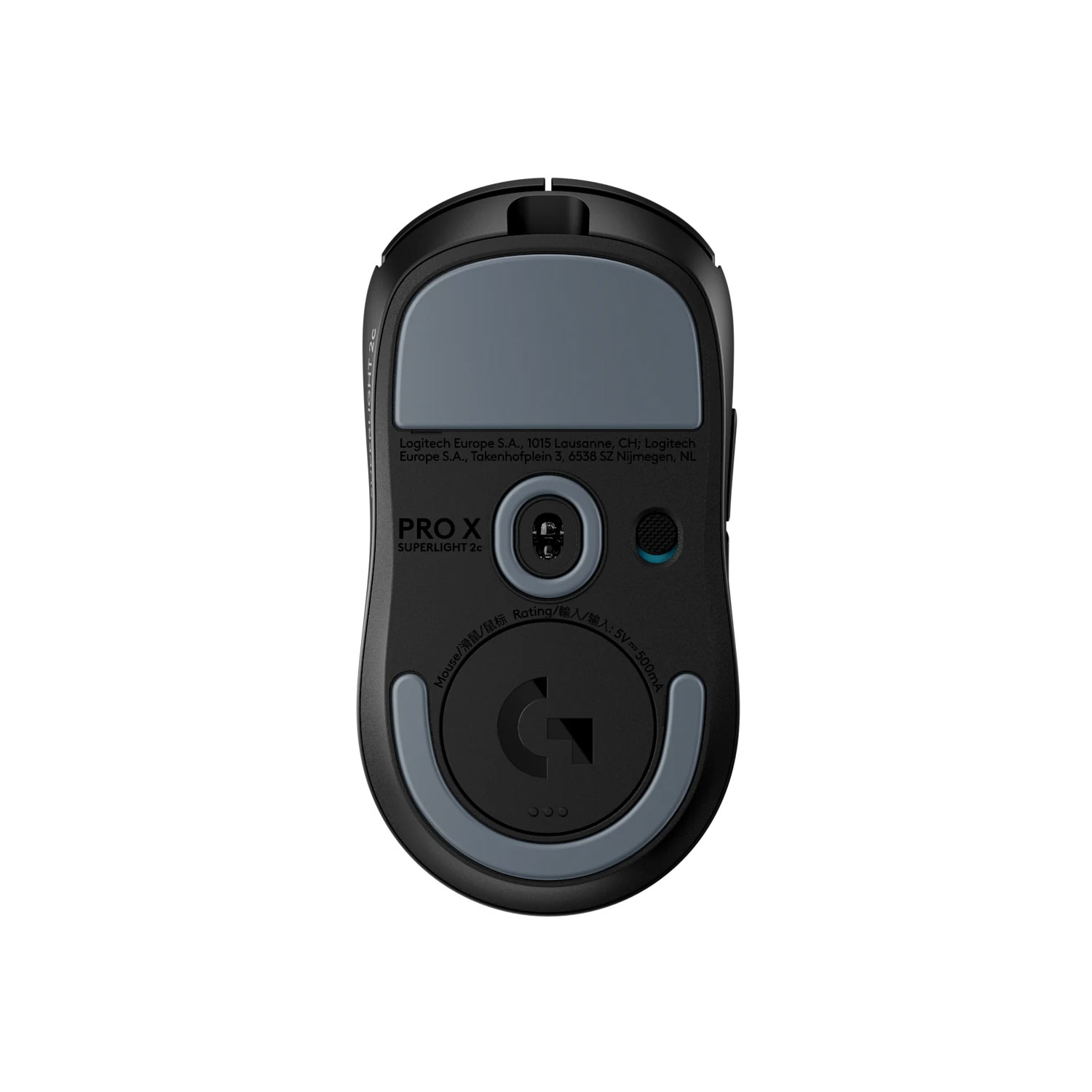 MOUSE GAMER LOGITECH G PRO X SUPERLIGHT 2C 44K DPI / WIRELESS LIGHTSPEE / LIGHTFORCE HERO 2 BLACK - 3