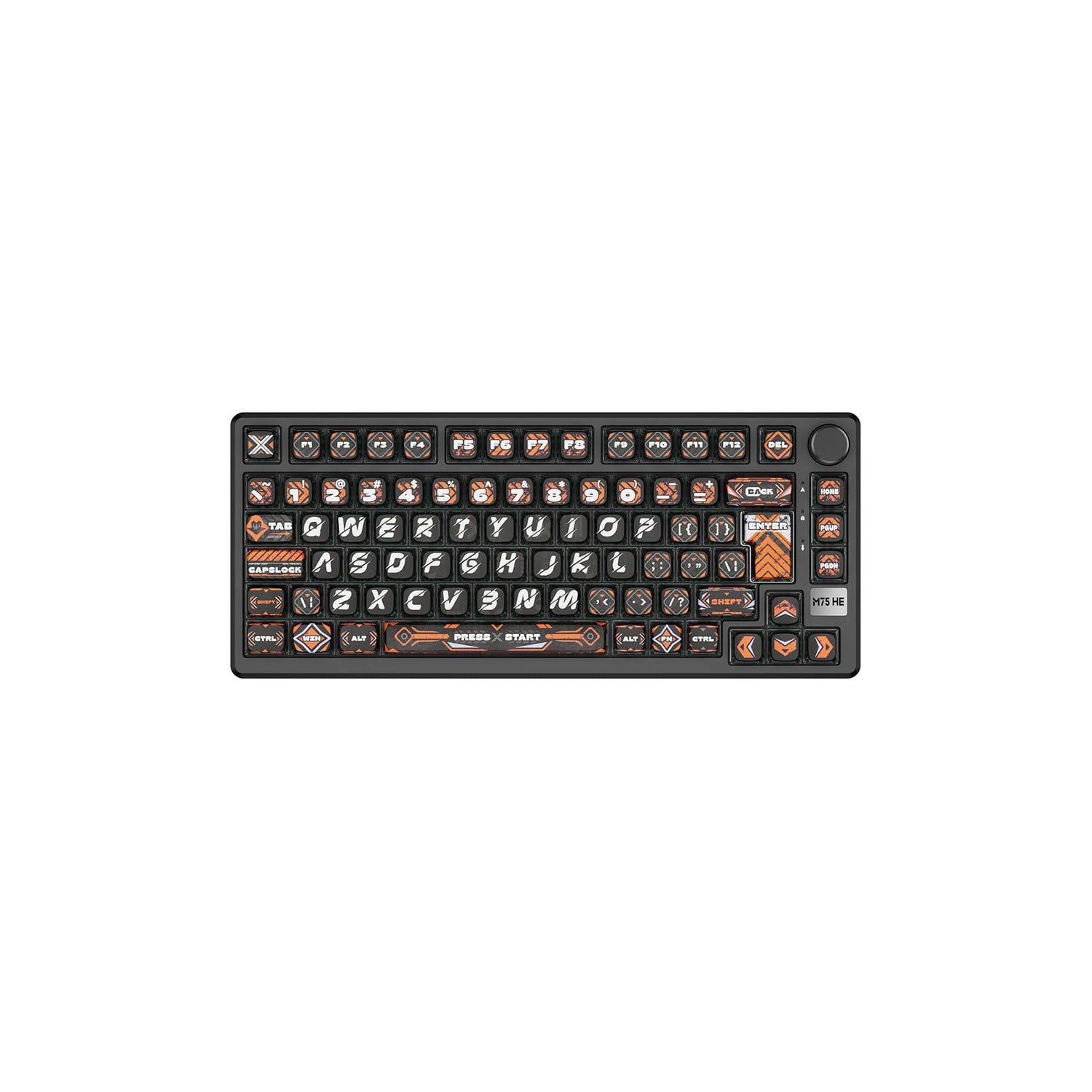 TECLADO GAMER ROYAL KLUDGE RK-M75 HE CABLEADO HEPHAESTUS MINT MAGNETIC SWICTH - 1