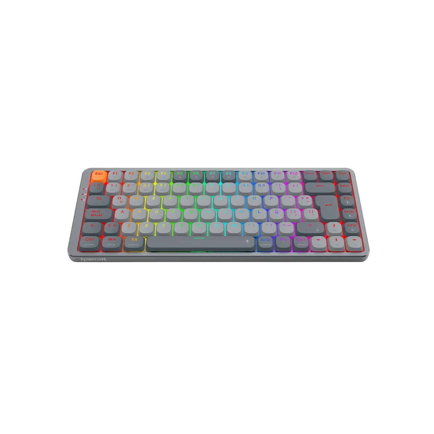 TECLADO GAMER REDRAGON AZURE 75% K652GG RGB PRO ESPAÑOL - 3