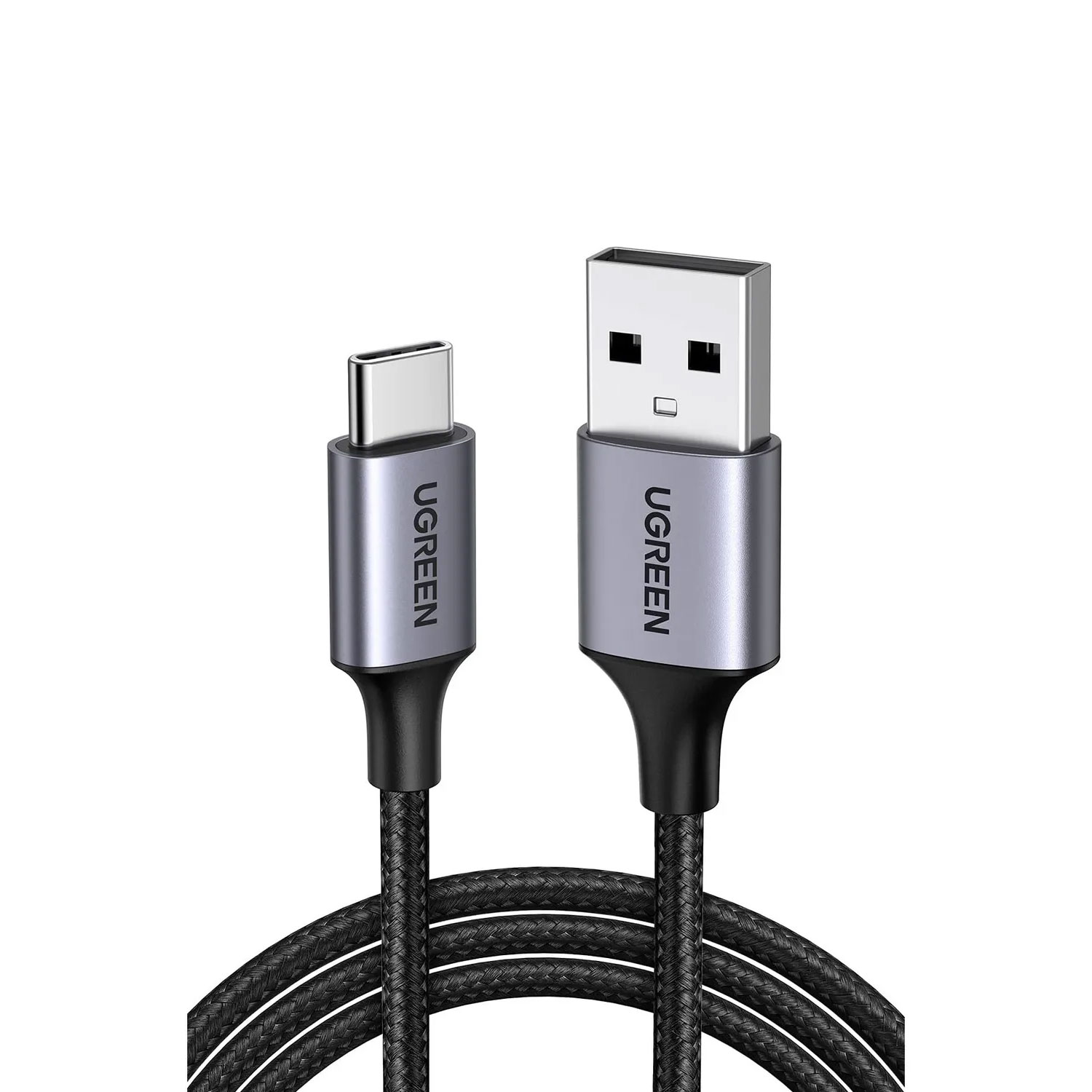 CABLE UGREEN USB-A A C 18W 3A BLACK 1M US288 60126 - 1