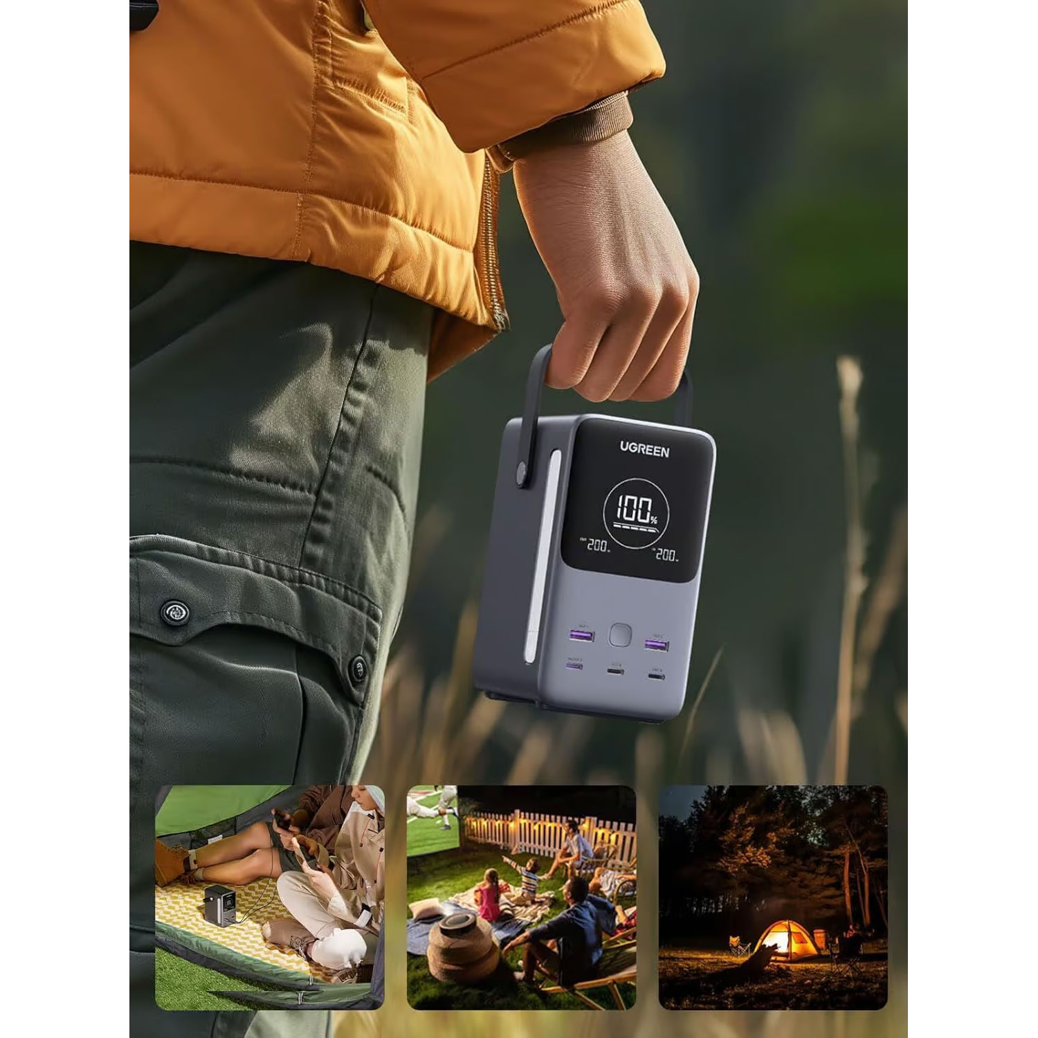 POWER BANK UGREEN 48000MAH 300W CARGA RÁPIDA PB770-25286 - 6