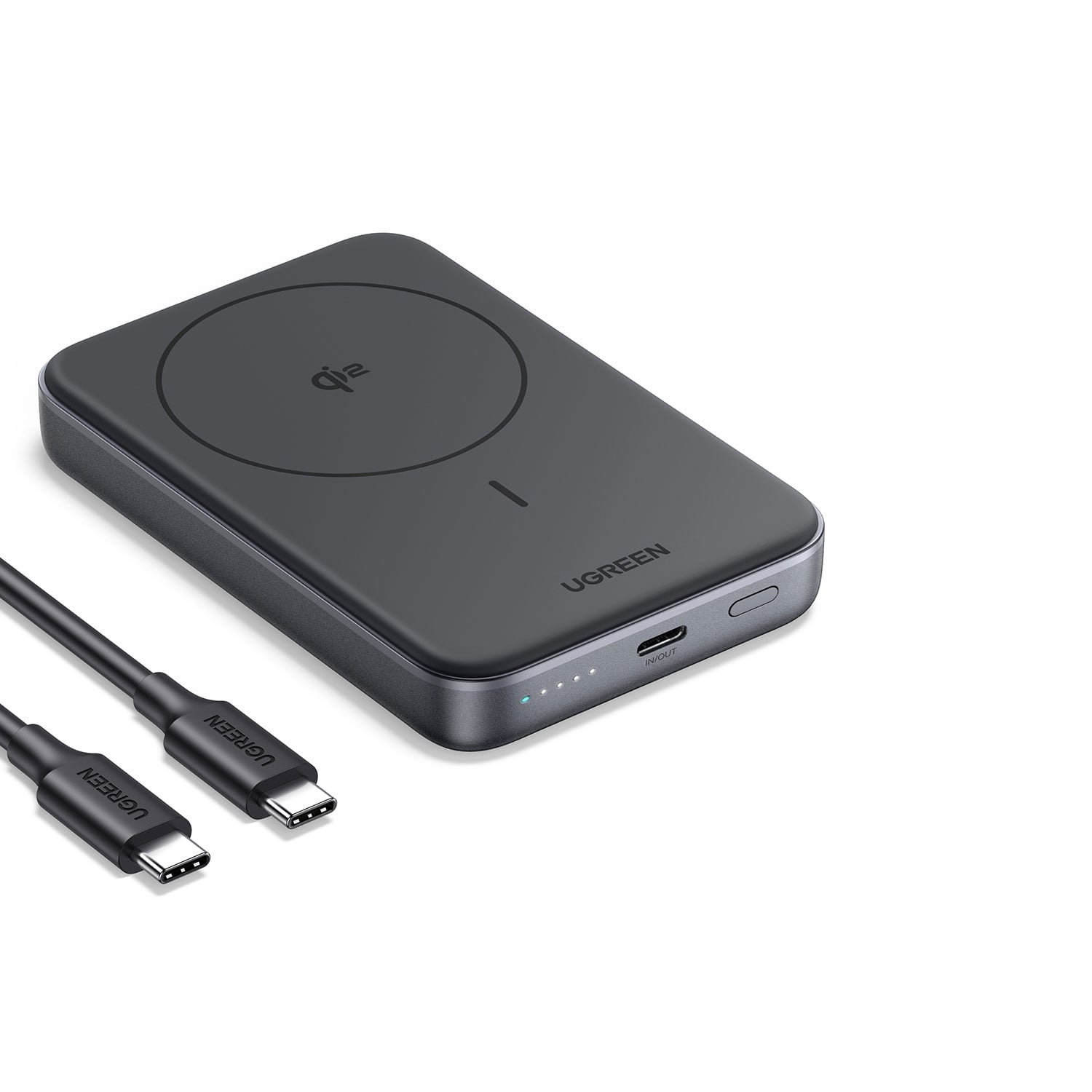 POWERBANK UGREEN QI2 MAGNETIC 10000MAH 30W NEGRO PB761-45763 - 3