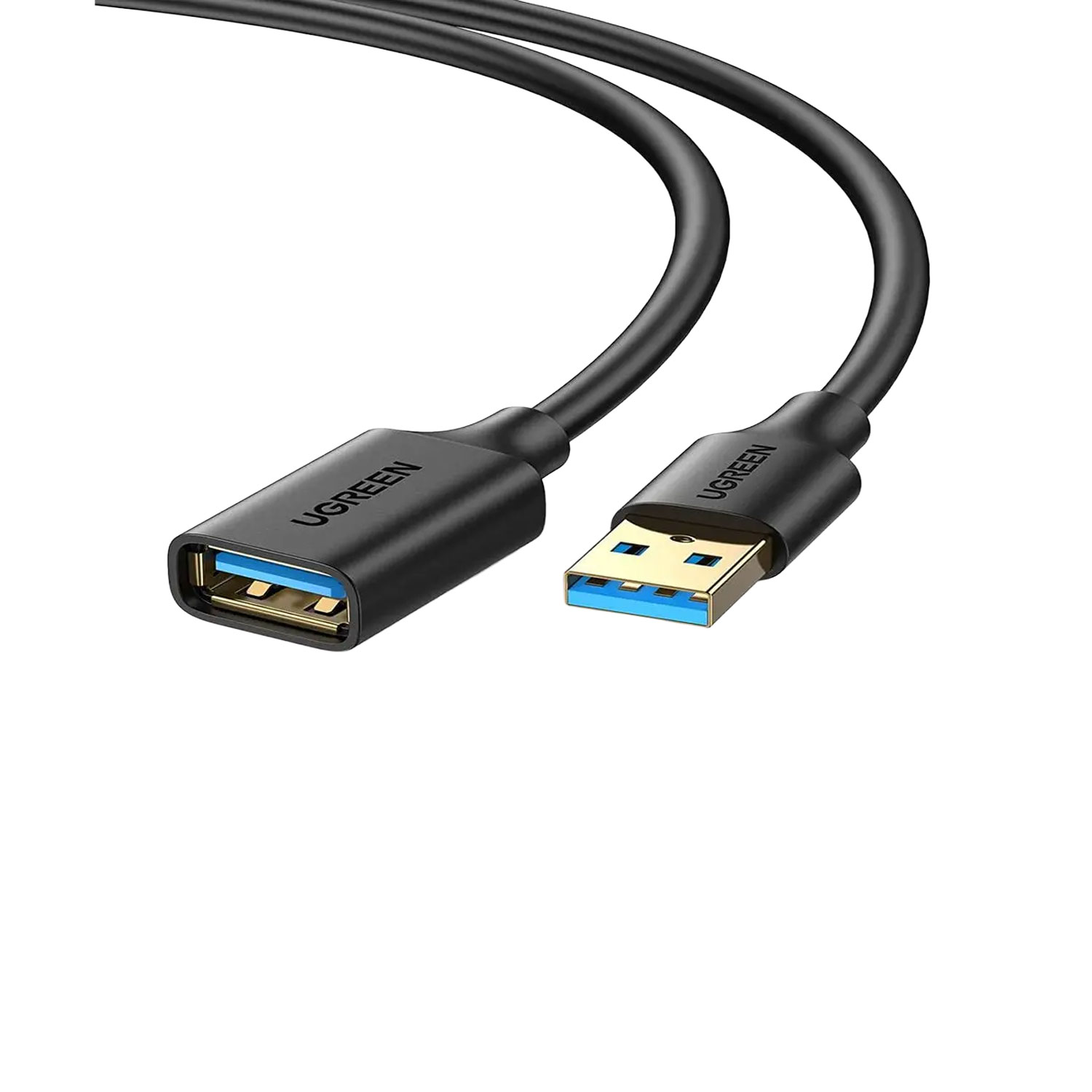 CABLE DE EXTENSIÓN UGREEN USB-A MACHO A USB-A HEMBRA 1M NEGRO US129-10368 - 1