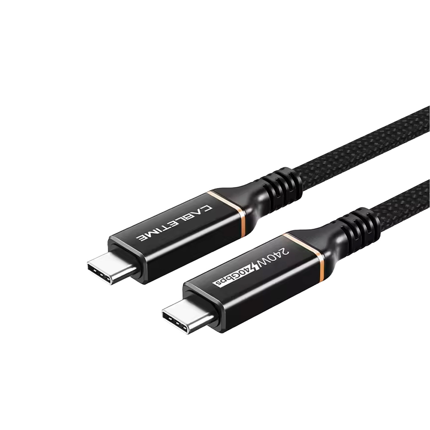 CABLE CABLETIME CU40H USB-C 4.0 40GBPS 100W 1M - 1