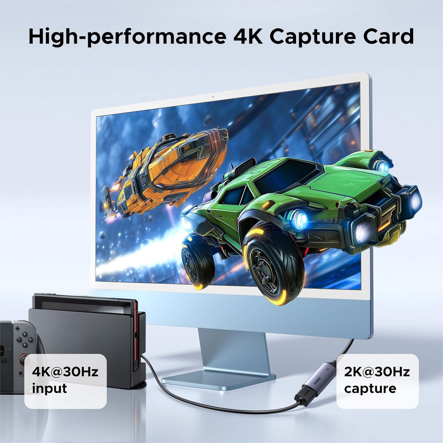 CAPTURADORA DE VIDEO UGREEN HDMI A USB 3.0 2K 30HZ CM629-15389 - 3