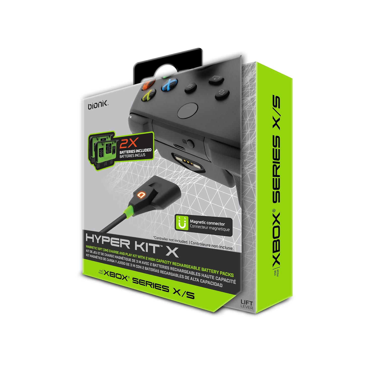 KIT DE BATERÍA BIONIK HYPER BATTERY PARA XBOX SERIES X/S NEGRO - 6