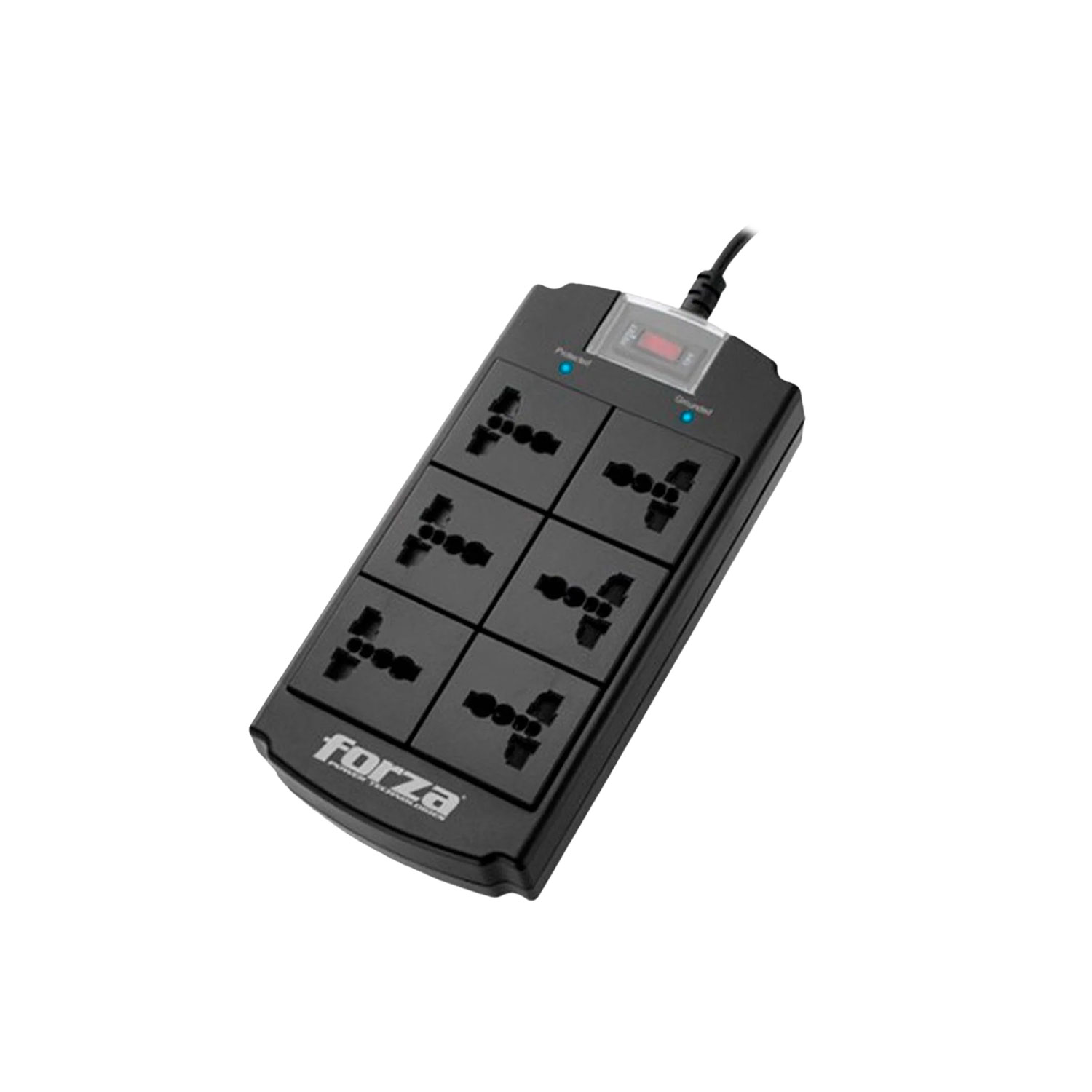 FORZA UNIVERSAL SURGE PROTECTOR 6 OUTLET NEMA PLUG 110/240W - 1
