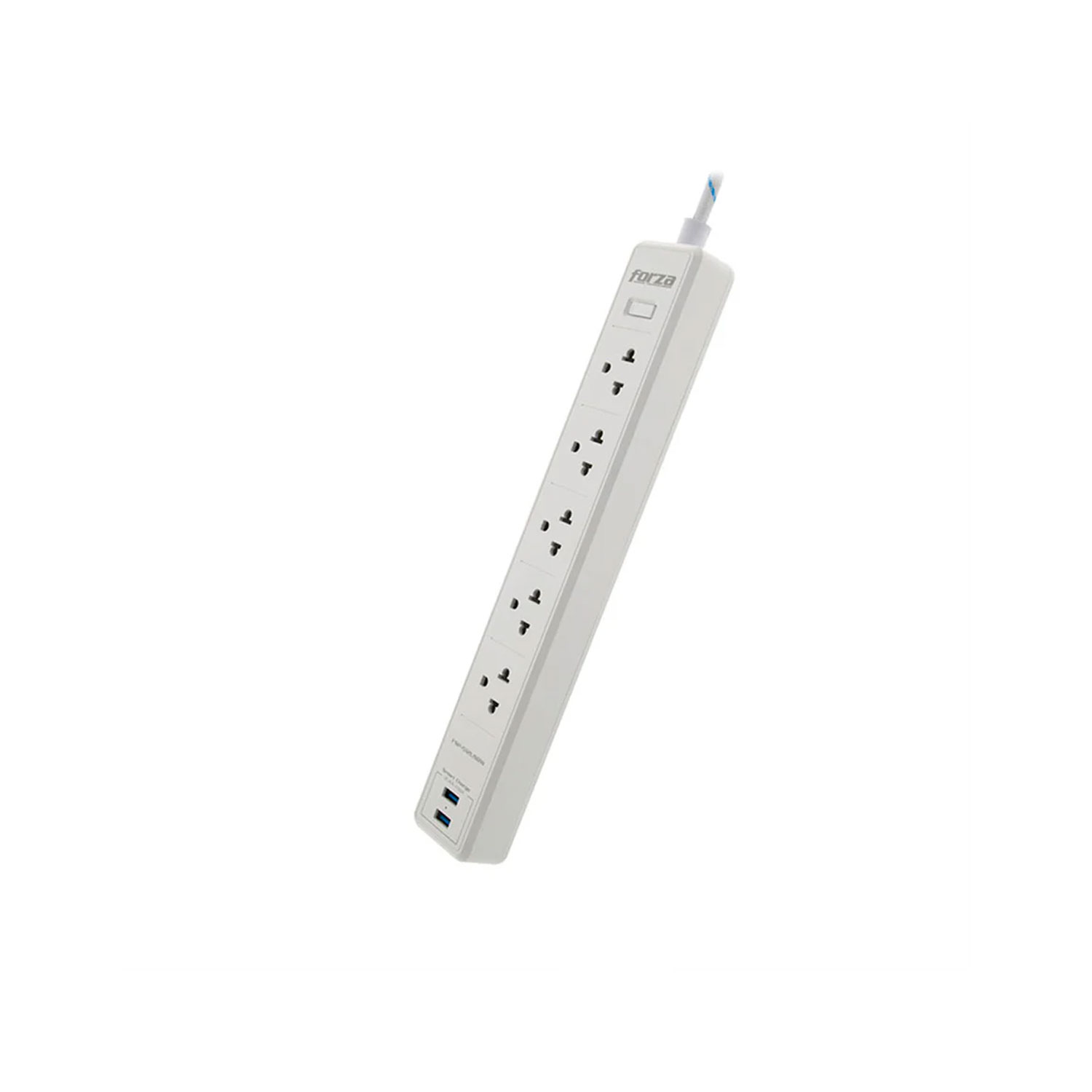 FORZA FSP-512USBW SP 110/220V 1200J 5 UNV NEMA 2 USB 5FT WHITE - 1