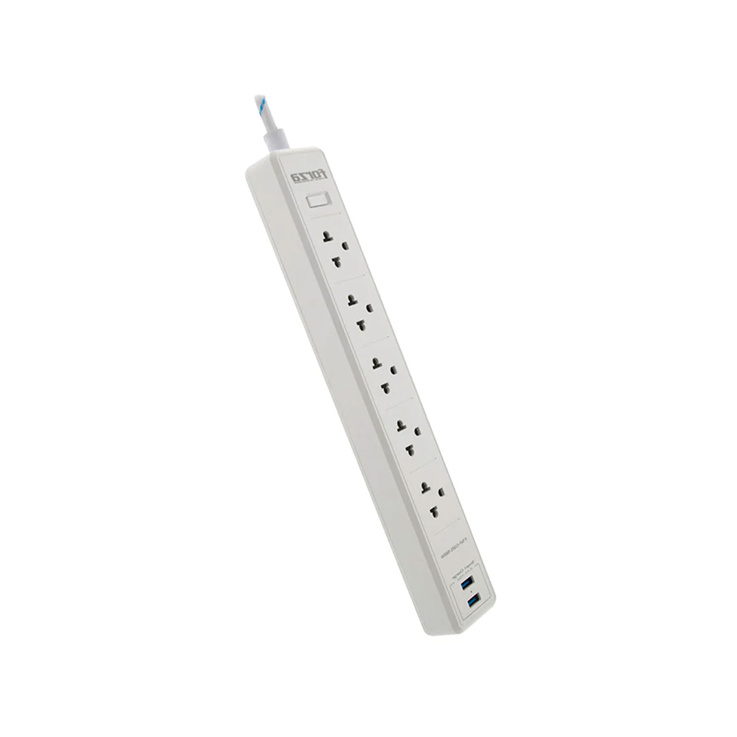 FORZA FSP-512USBW SP 110/220V 1200J 5 UNV NEMA 2 USB 5FT WHITE - 3