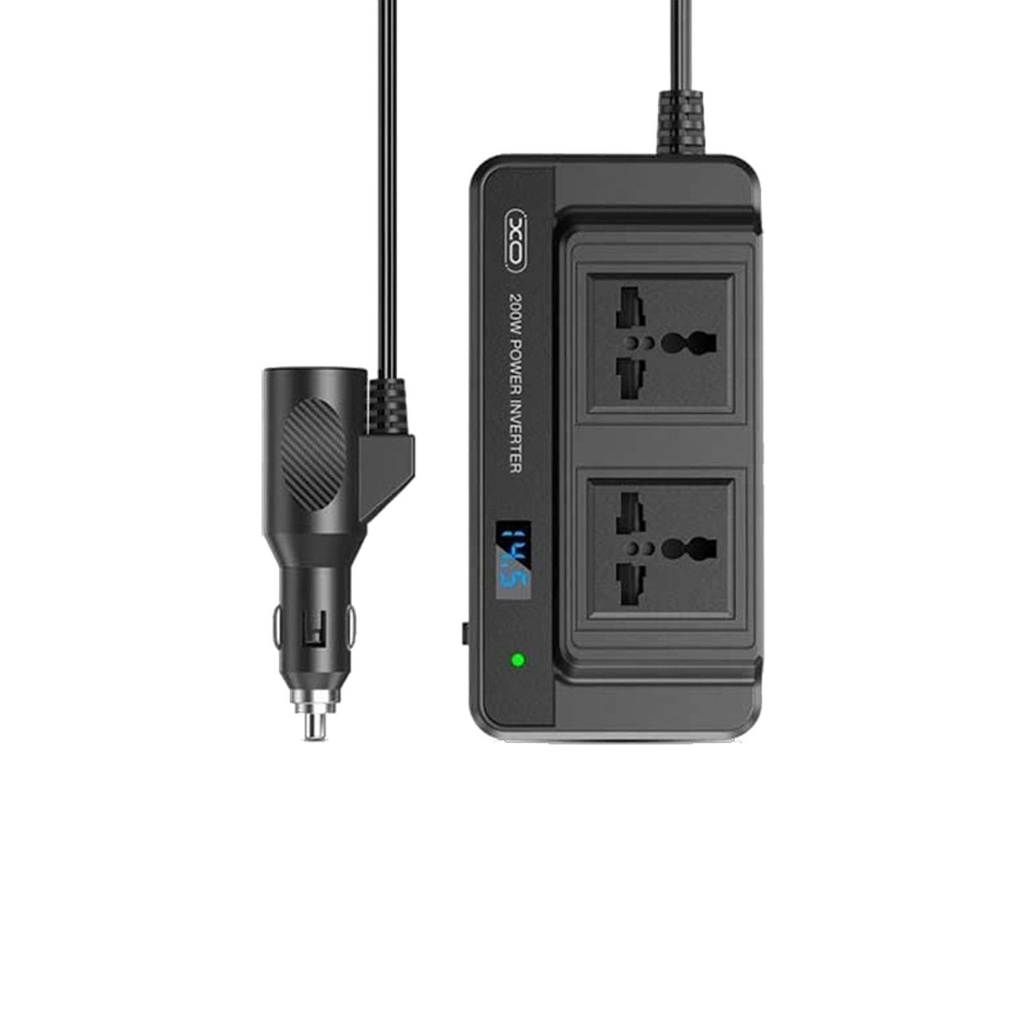 INVERSOR PARA AUTOMÓVIL XO-CZ011 200W SALIDAS TIPO C Y USB CZ011 - 1