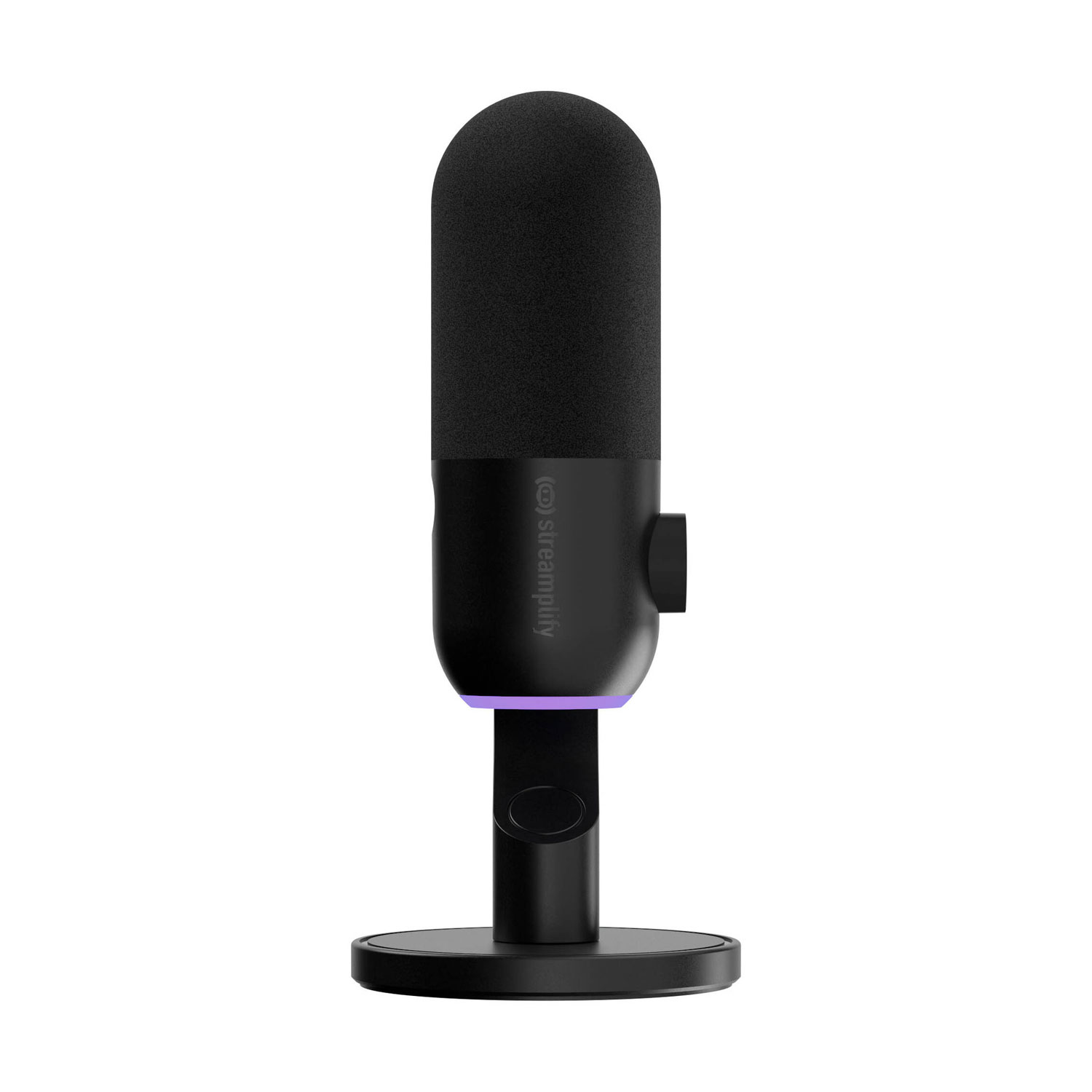 MICROFONO STREAMPLIFY MIC MINI 48 RGB CABLEADO CON STAND BLACK - 3
