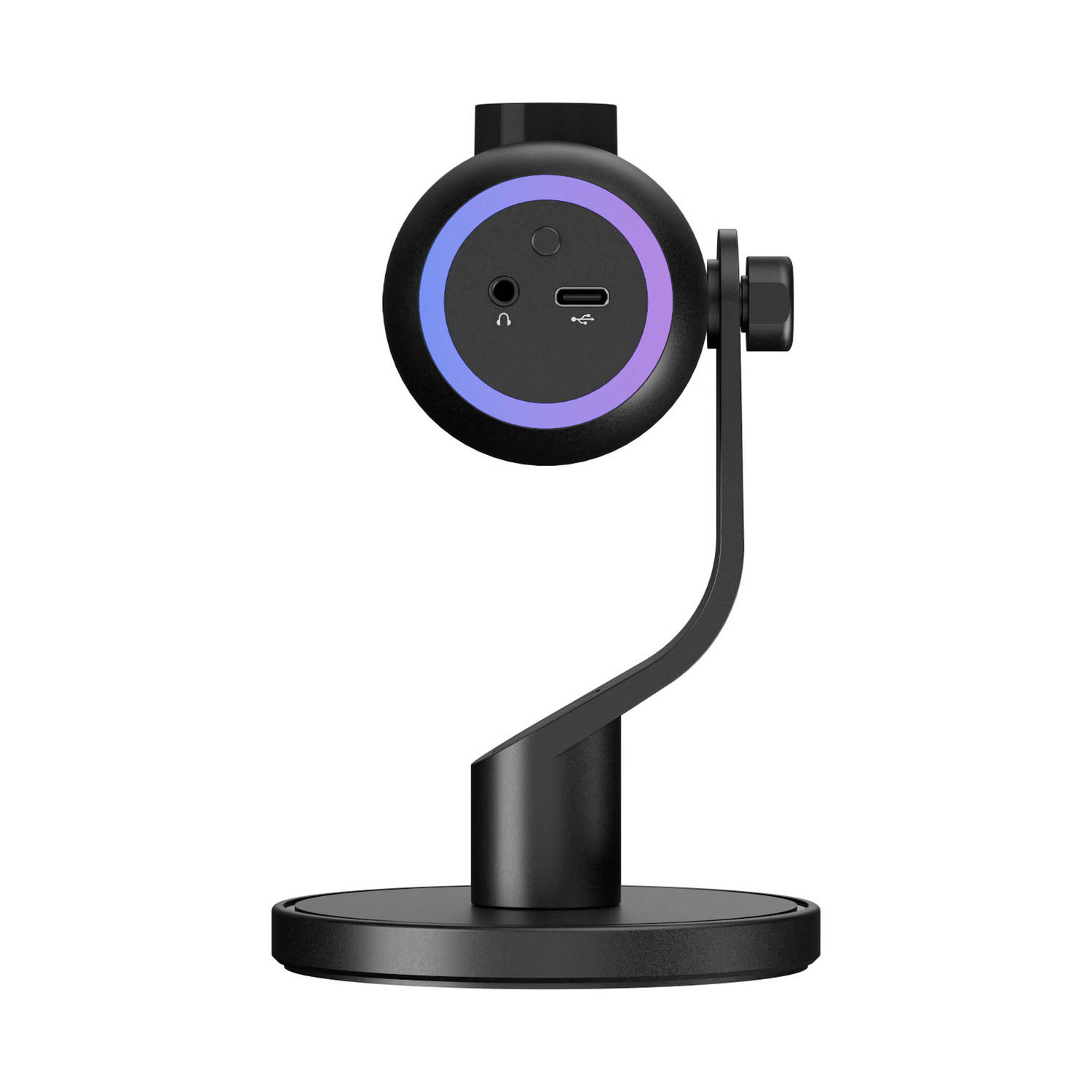 MICROFONO STREAMPLIFY MIC MINI 48 RGB CABLEADO CON STAND BLACK - 6
