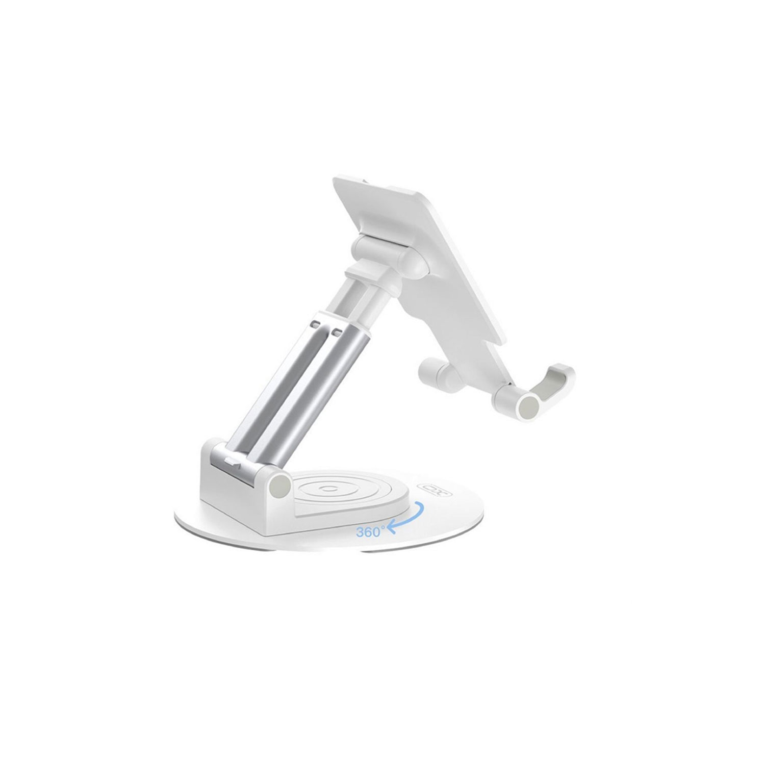 SOPORTE DE ESCRITORIO BASE REDONDA DE METAL GIRATORIA DE 360° XO-C139 - 3