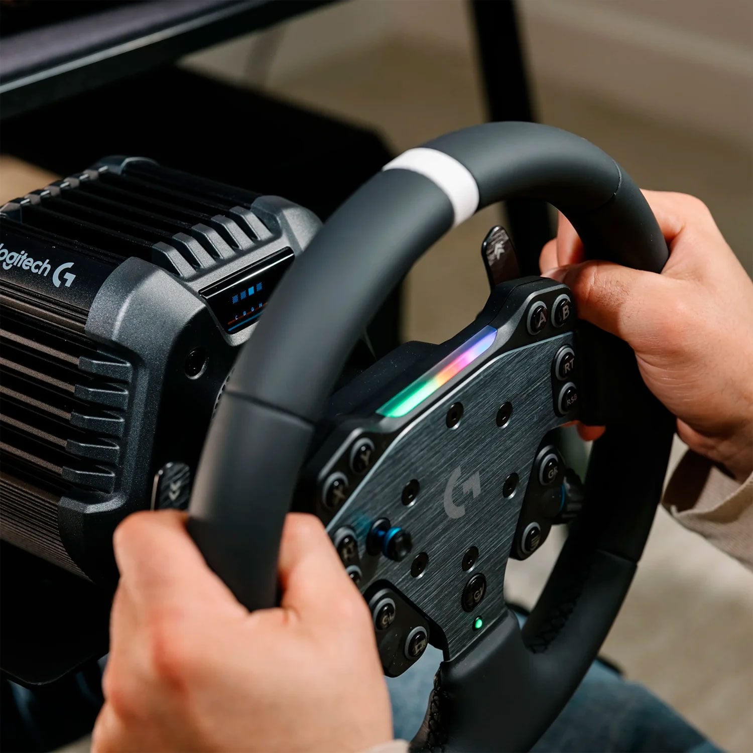 VOLANTE LOGITECH RS50 SYSTEM RACING WHEEL PS5 PS4 PC - 6