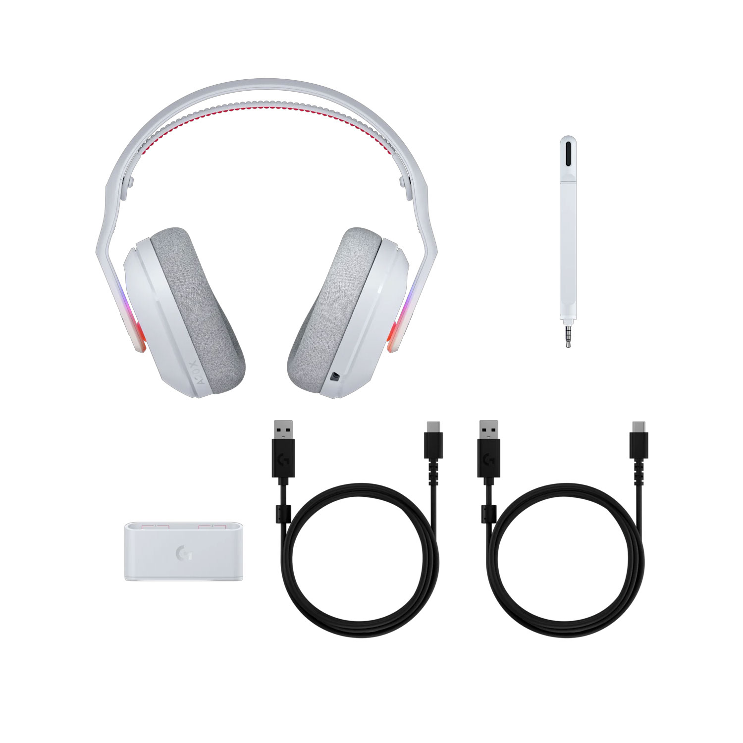AUDÍFONOS GAMER LOGITECH G ASTRO A20X 40MM WIRELESS LIGHTSPEED BLUETOOTH PARA PC PS5 XBOX 90H BLANCO - 3