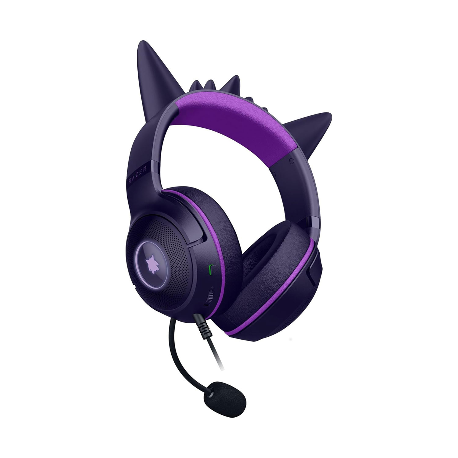 AUDIFONO GAMER RAZER KRAKEN KITTY V2 USB HEADSET POKEMON GENGAR EDITION - 2