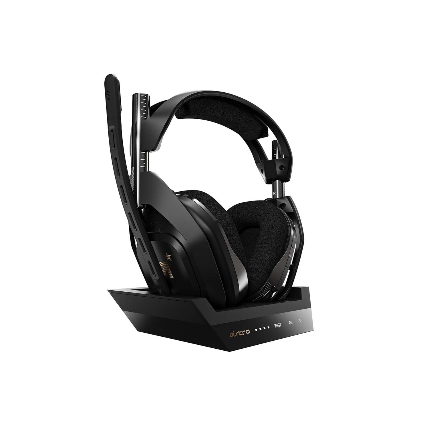 AUDÍFONOS GAMER ASTRO A50 LIGHTSPEED WIRELESS CON BASE STATION NEGRO - 1