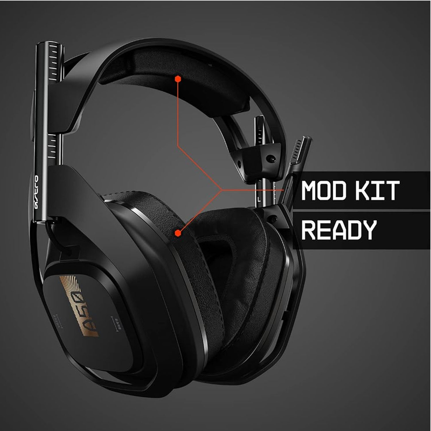 AUDÍFONOS GAMER ASTRO A50 LIGHTSPEED WIRELESS CON BASE STATION NEGRO - 6