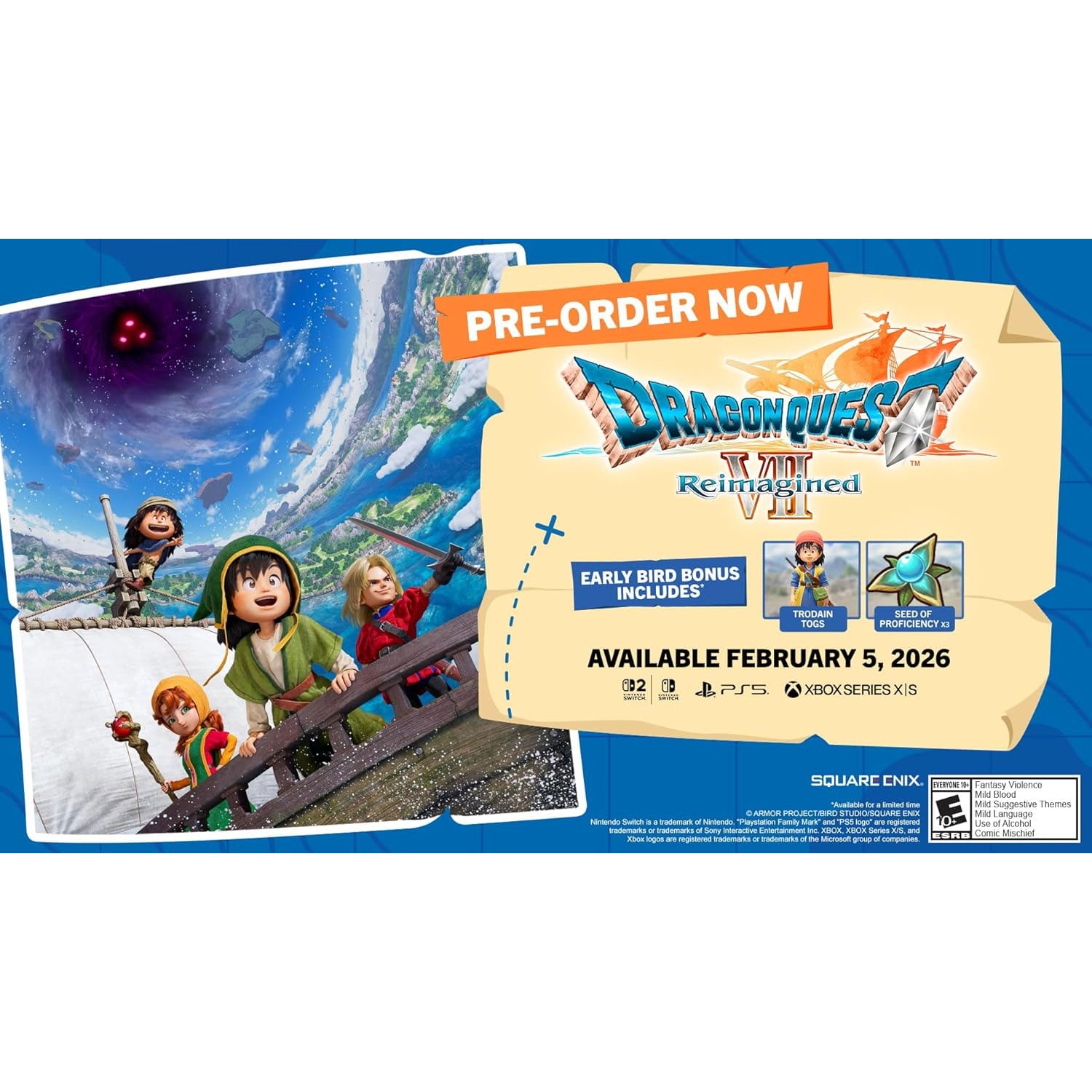 DRAGON QUEST VII REIMAGINED NINTENDO SWITCH 2 LATAM - 2